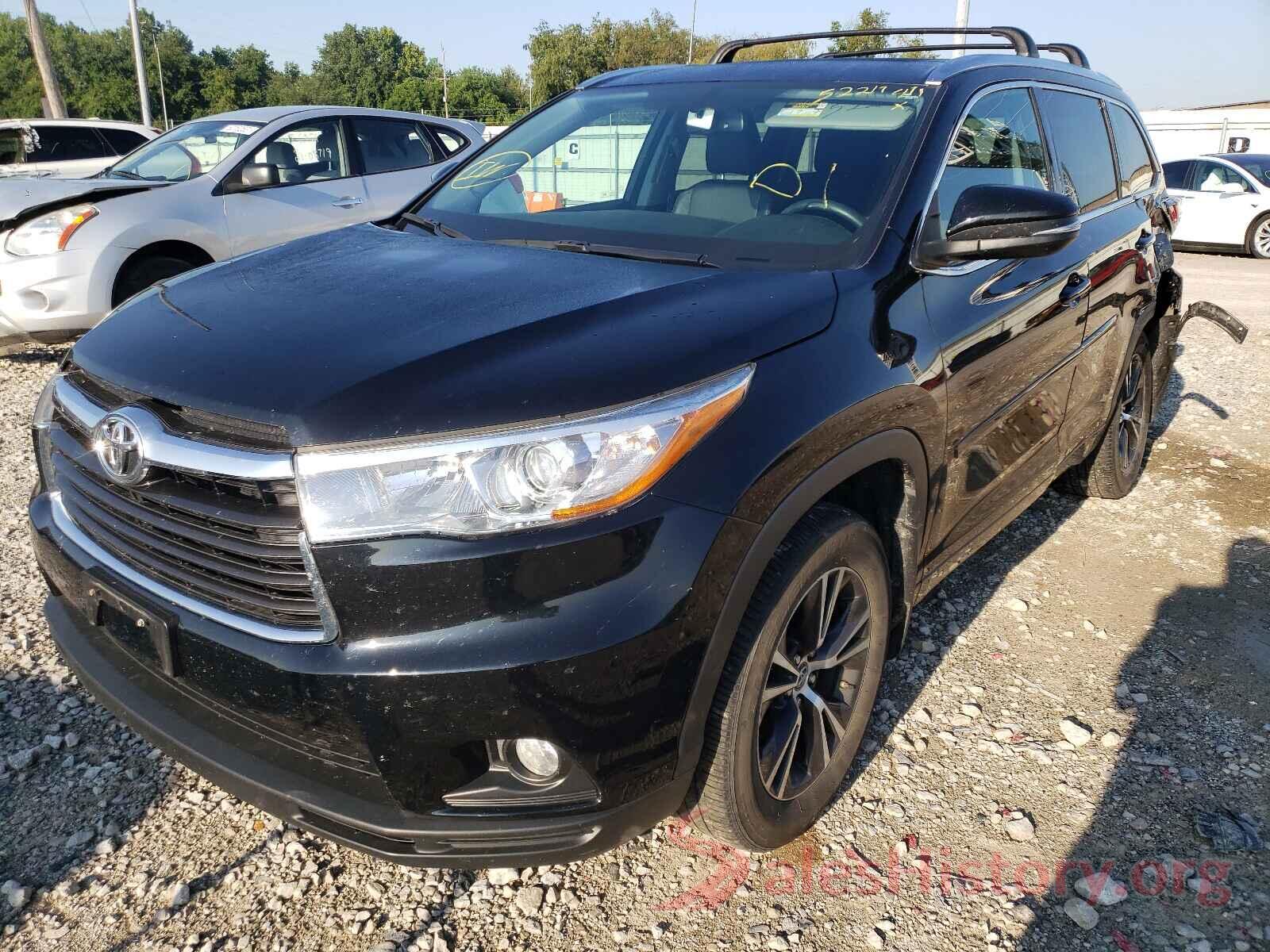 5TDJKRFH3GS303264 2016 TOYOTA HIGHLANDER