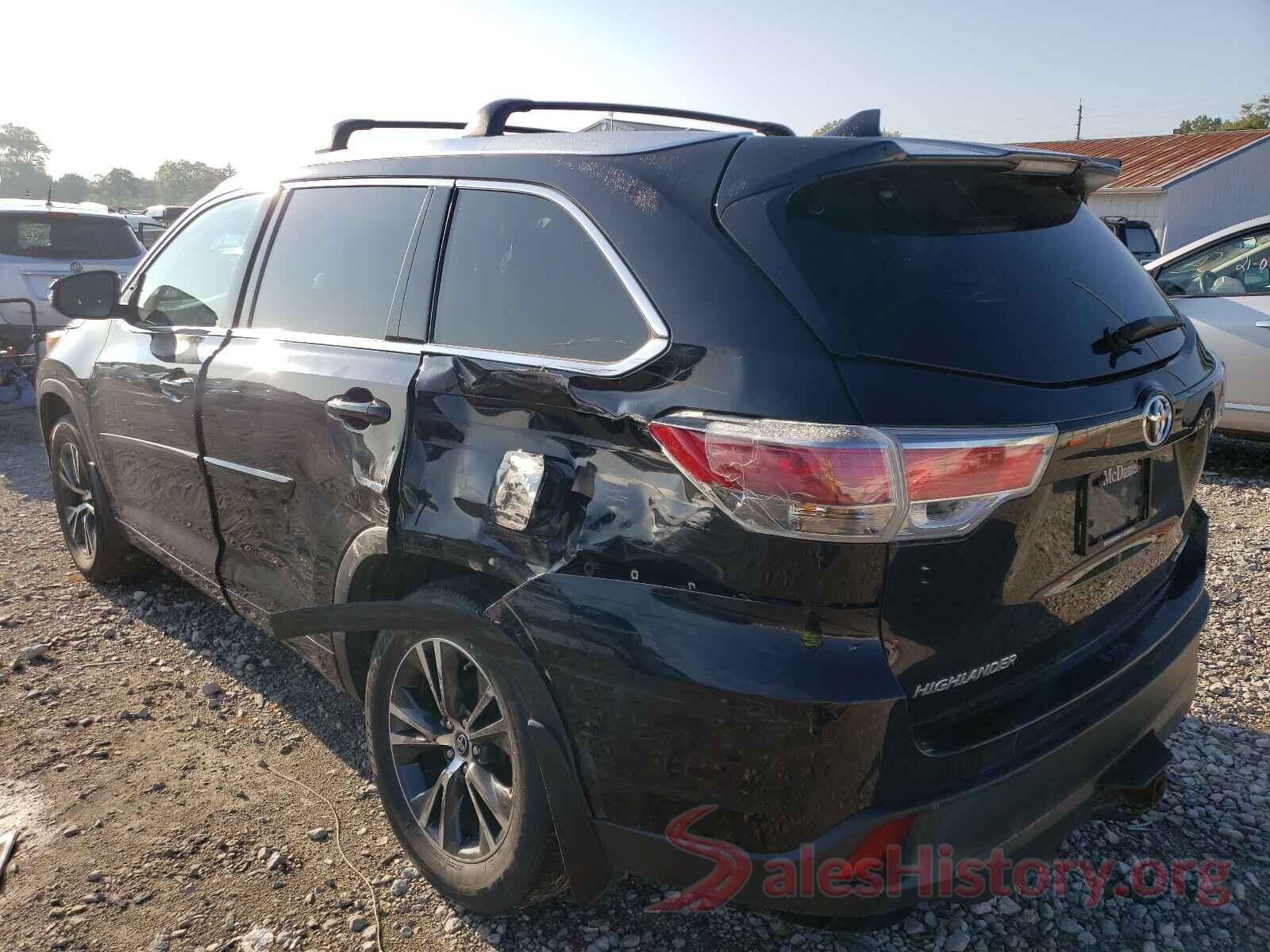 5TDJKRFH3GS303264 2016 TOYOTA HIGHLANDER