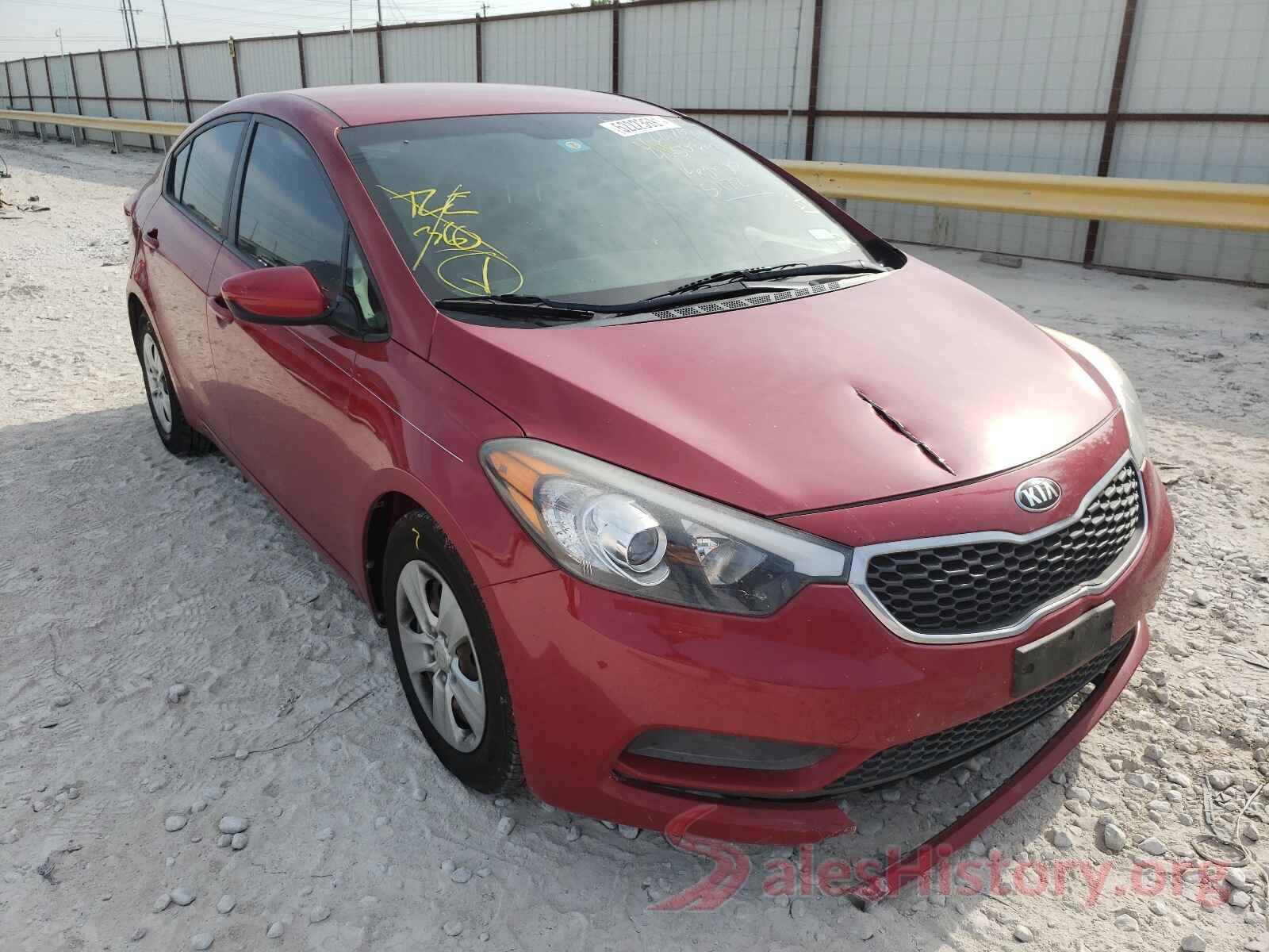 KNAFK4A61G5461233 2016 KIA FORTE