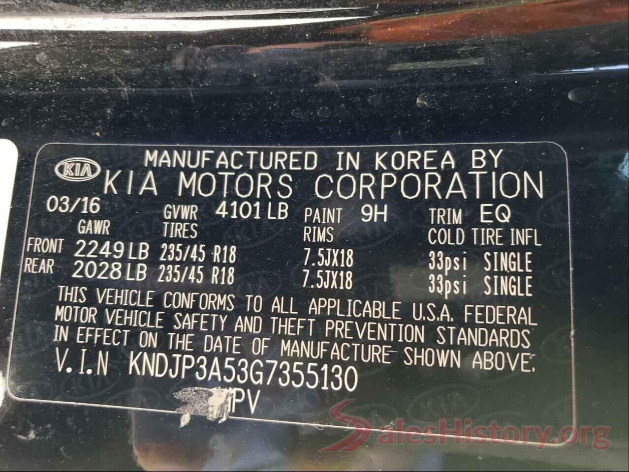 KNDJP3A53G7355130 2016 KIA SOUL