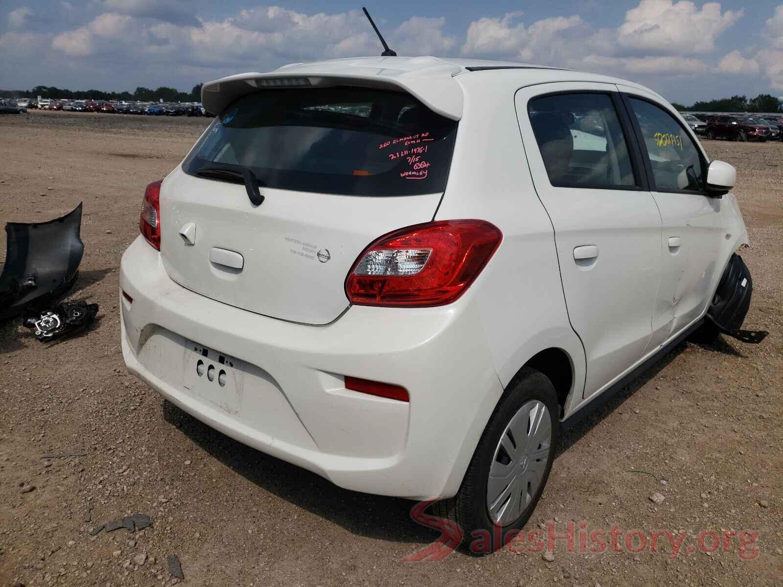 ML32A3HJ0KH014461 2019 MITSUBISHI MIRAGE