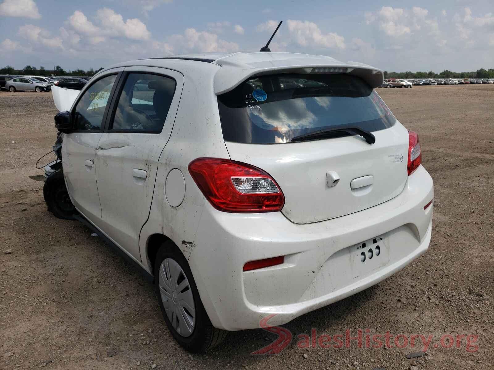 ML32A3HJ0KH014461 2019 MITSUBISHI MIRAGE