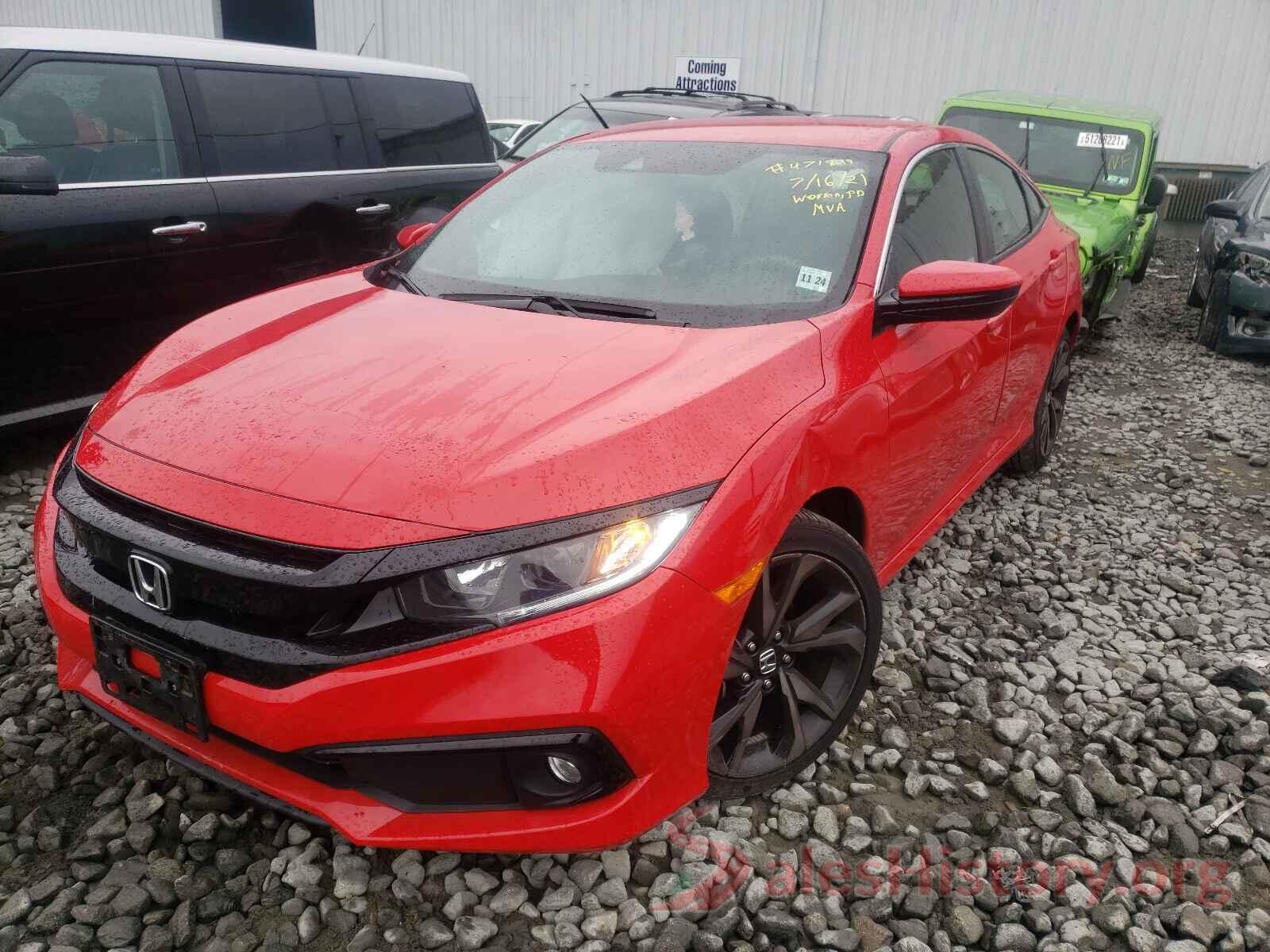 2HGFC2F84KH577382 2019 HONDA CIVIC