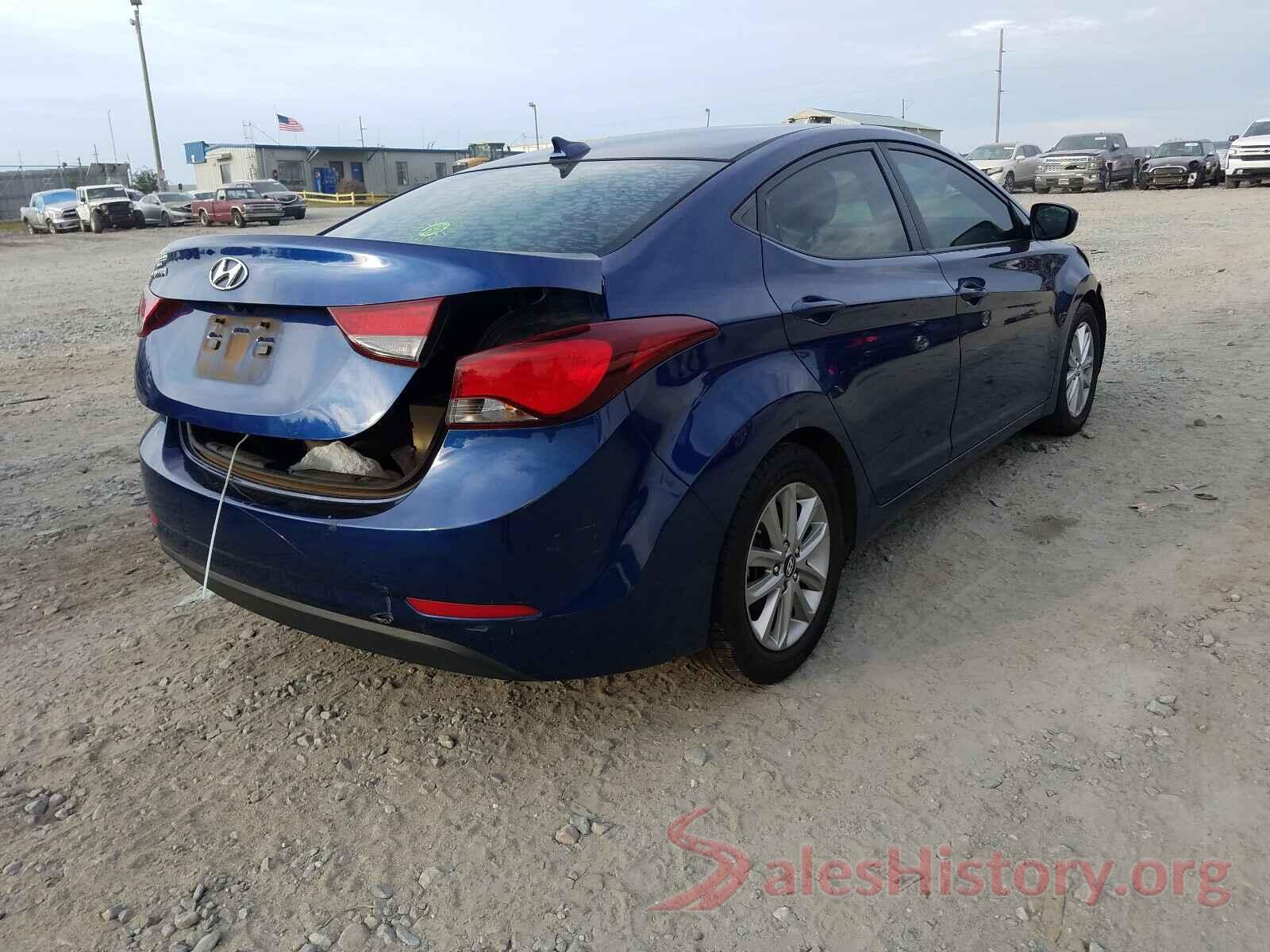 5NPDH4AE6GH734537 2016 HYUNDAI ELANTRA