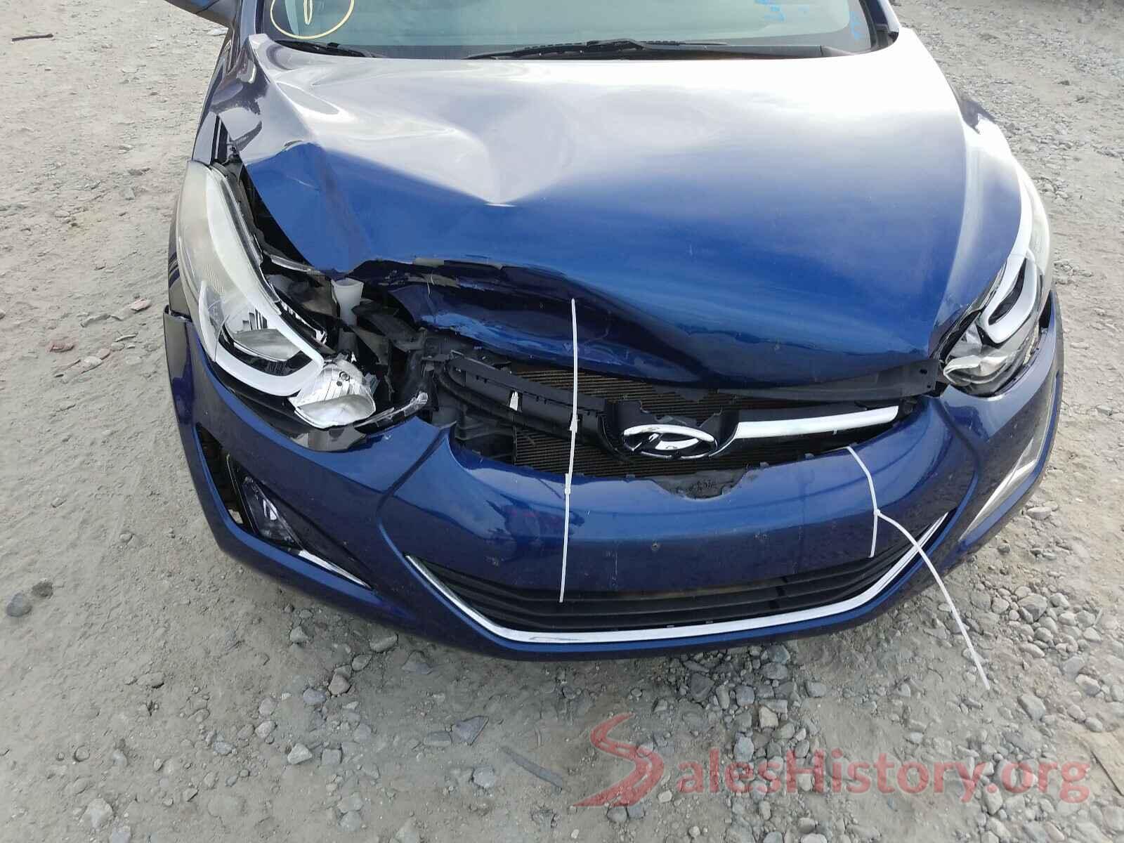 5NPDH4AE6GH734537 2016 HYUNDAI ELANTRA