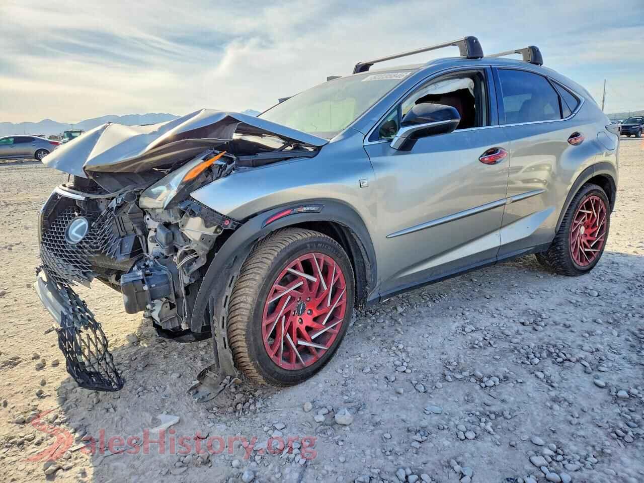 2017 LEXUS NX VIN JTJBARBZ8H2123001, auction photo