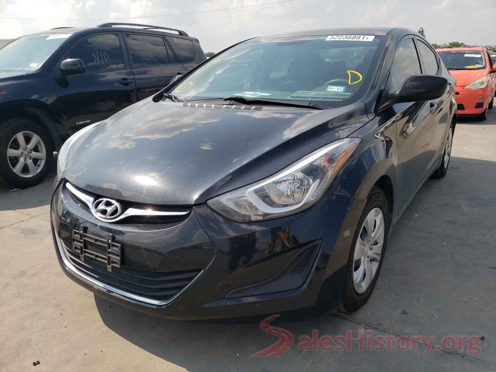 KMHDH4AE3GU647146 2016 HYUNDAI ELANTRA