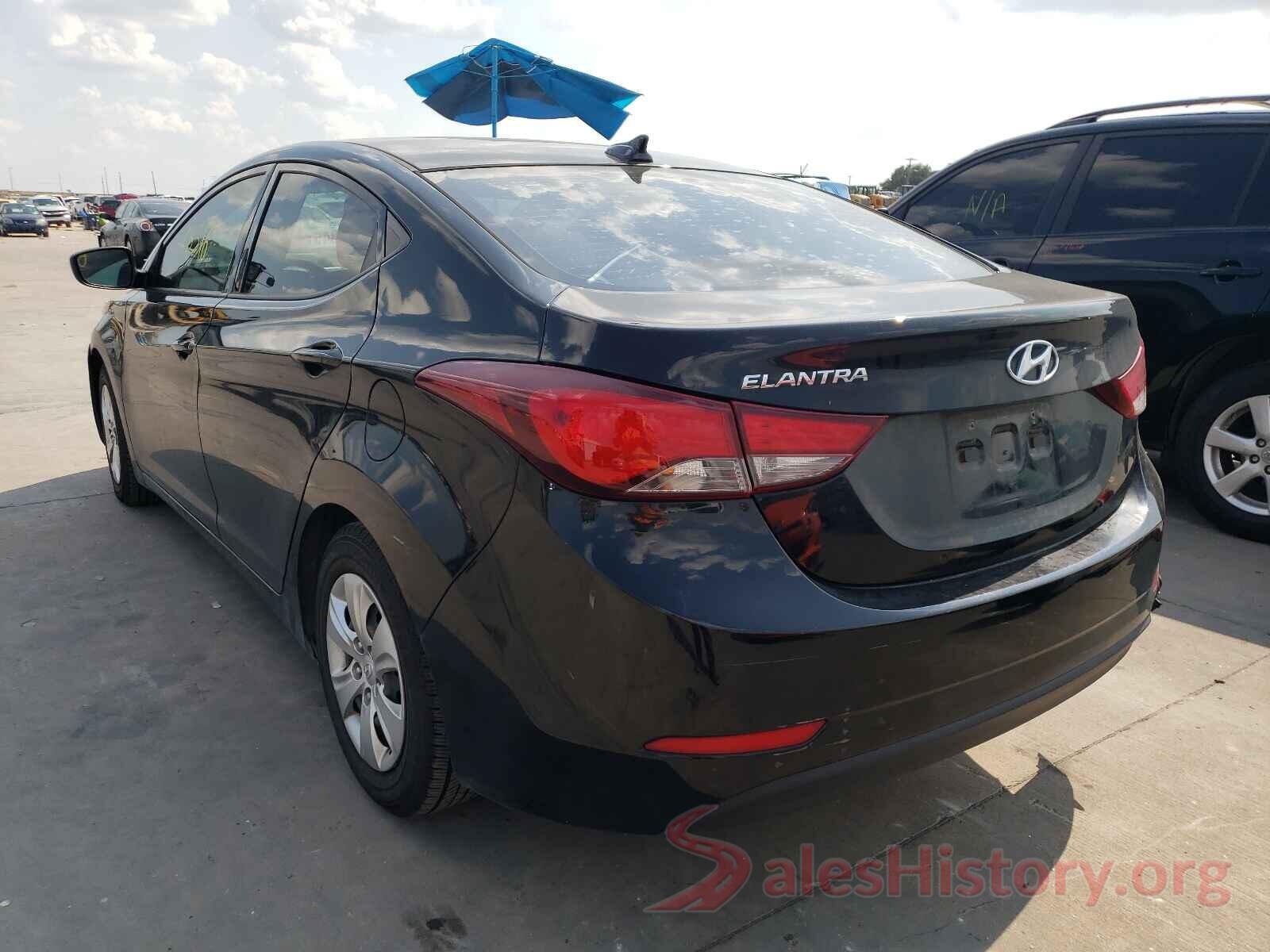 KMHDH4AE3GU647146 2016 HYUNDAI ELANTRA