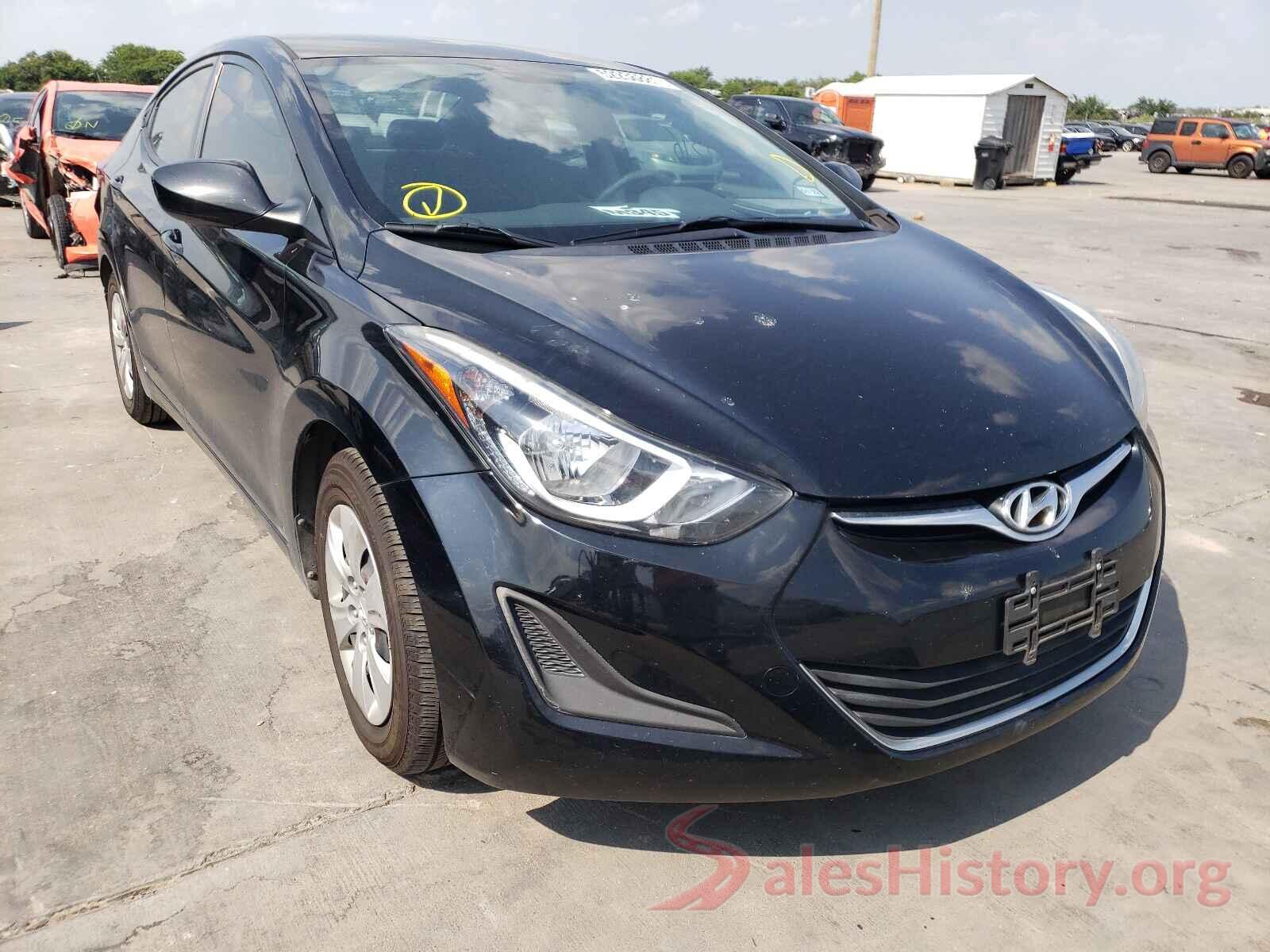 KMHDH4AE3GU647146 2016 HYUNDAI ELANTRA