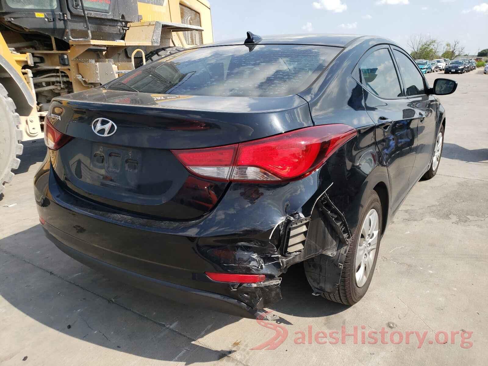 KMHDH4AE3GU647146 2016 HYUNDAI ELANTRA