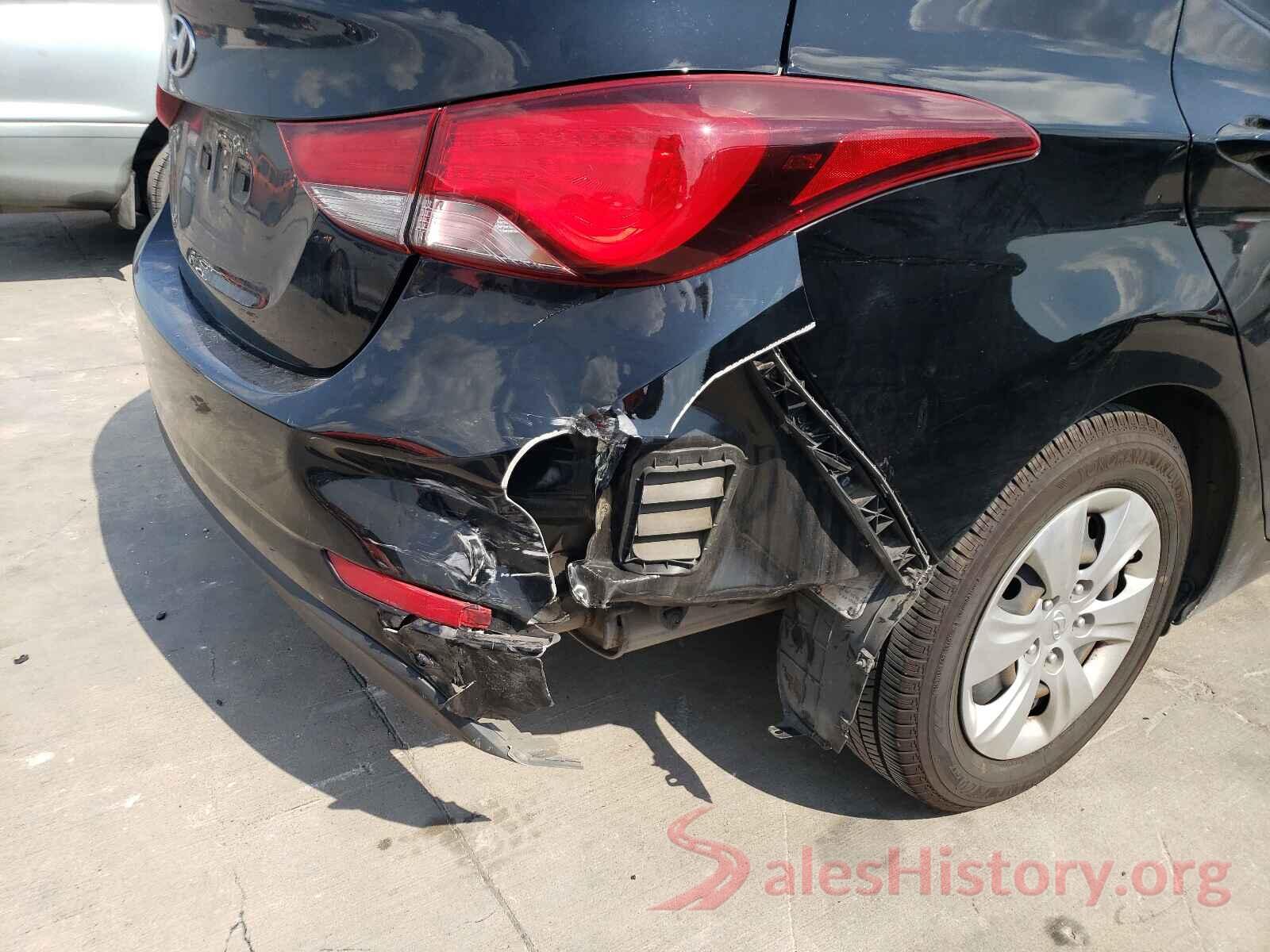 KMHDH4AE3GU647146 2016 HYUNDAI ELANTRA