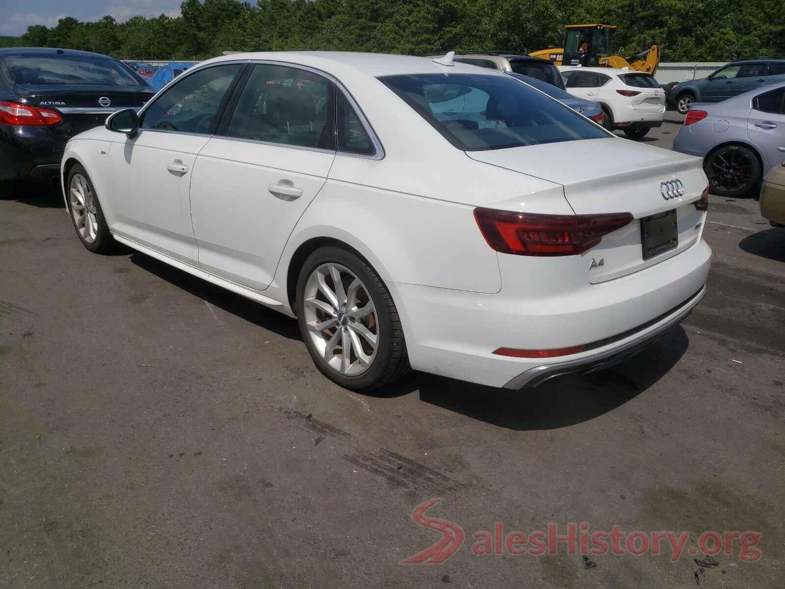 WAUDNAF43KN006185 2019 AUDI A4