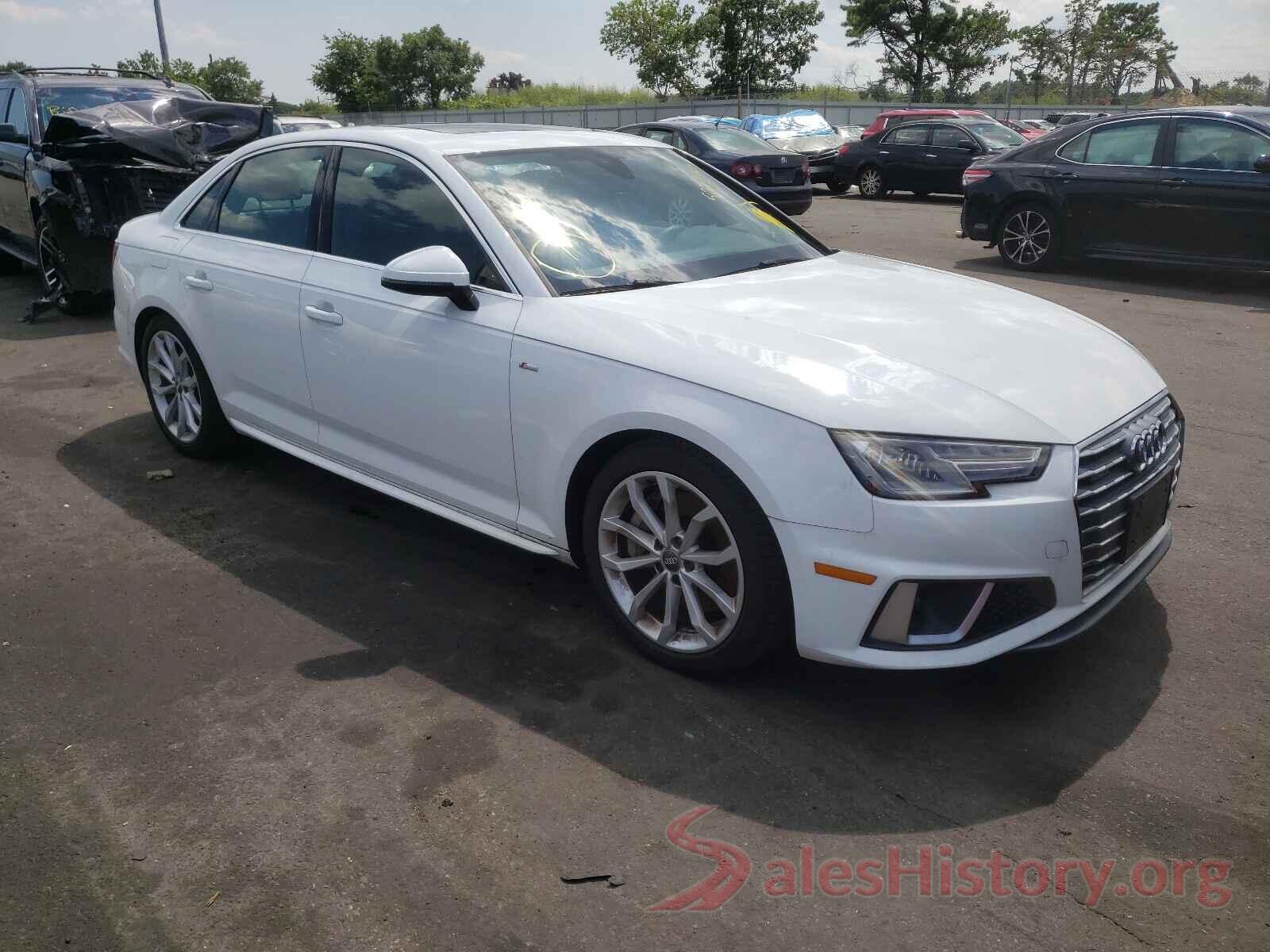 WAUDNAF43KN006185 2019 AUDI A4