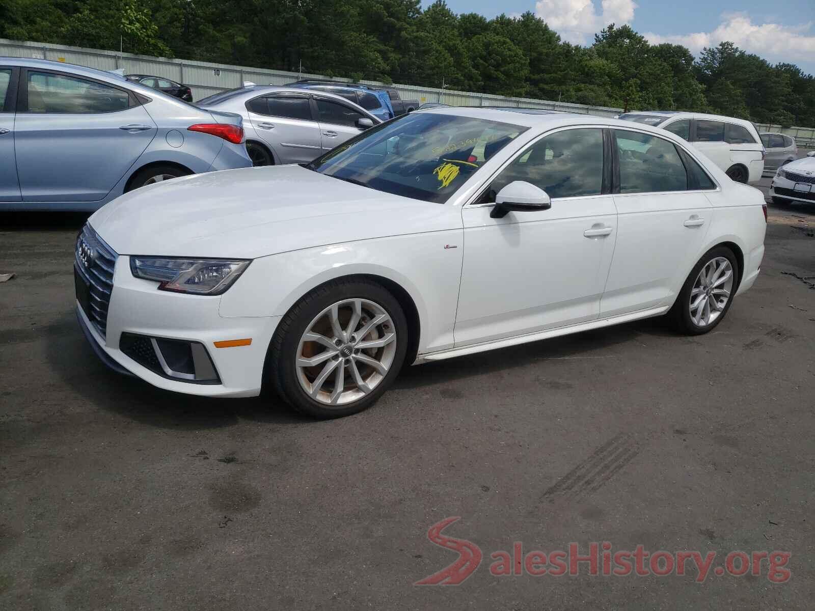 WAUDNAF43KN006185 2019 AUDI A4