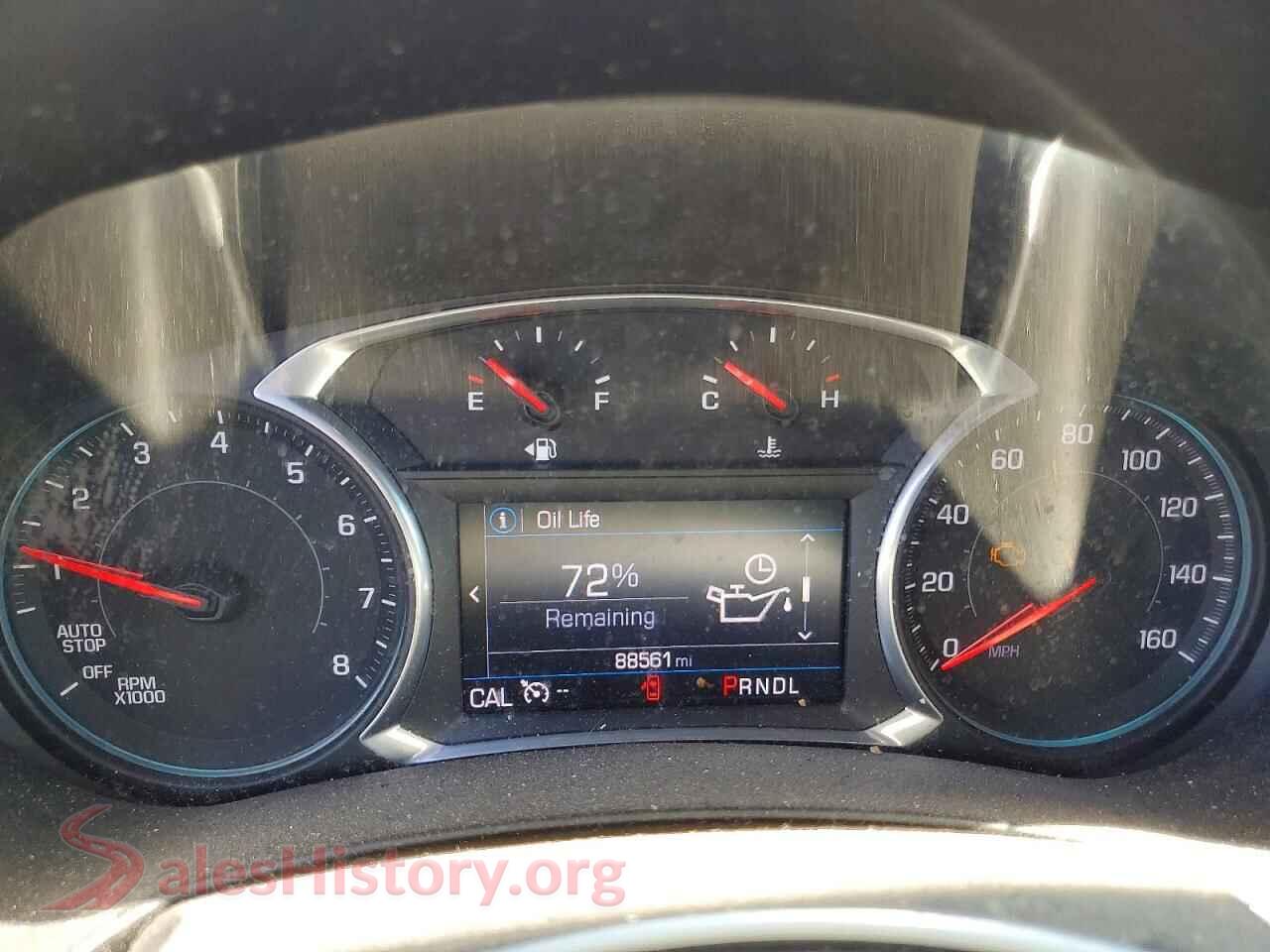 2019 CHEVROLET EQUINOX VIN 3GNAXVEX8KL365753, interior center console