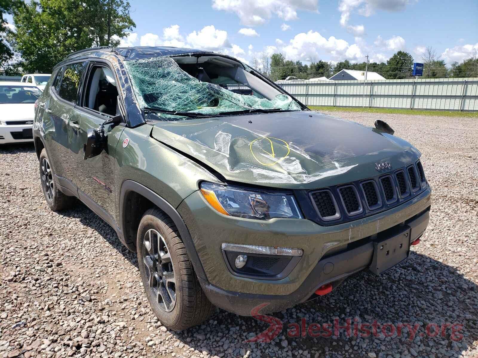 3C4NJDDB3LT126821 2020 JEEP COMPASS