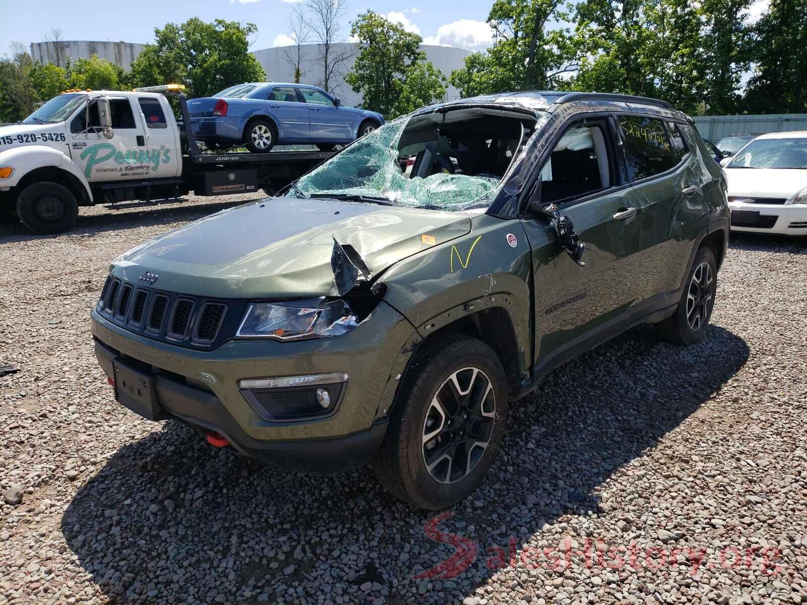 3C4NJDDB3LT126821 2020 JEEP COMPASS