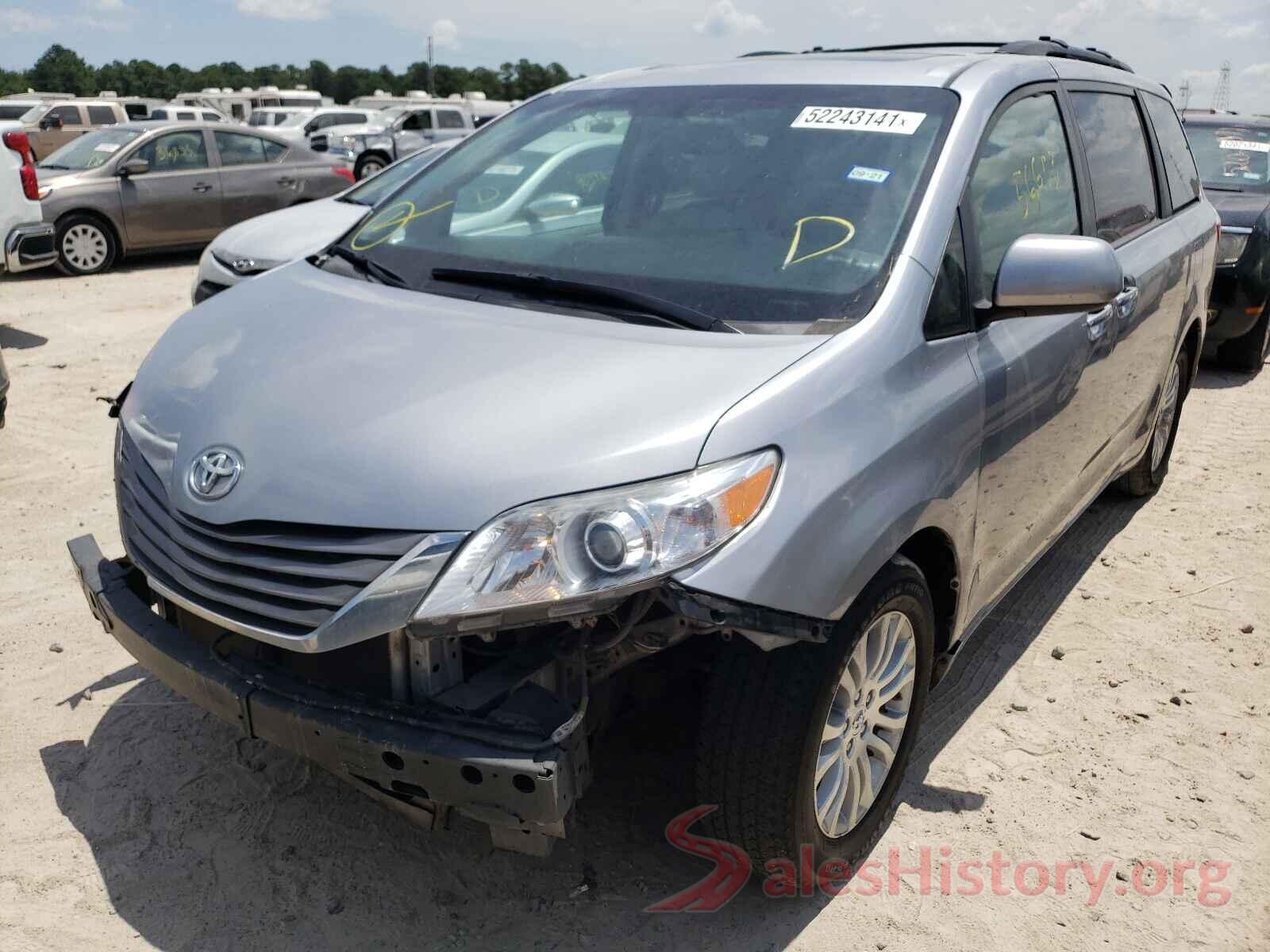 5TDYZ3DC7HS794812 2017 TOYOTA SIENNA