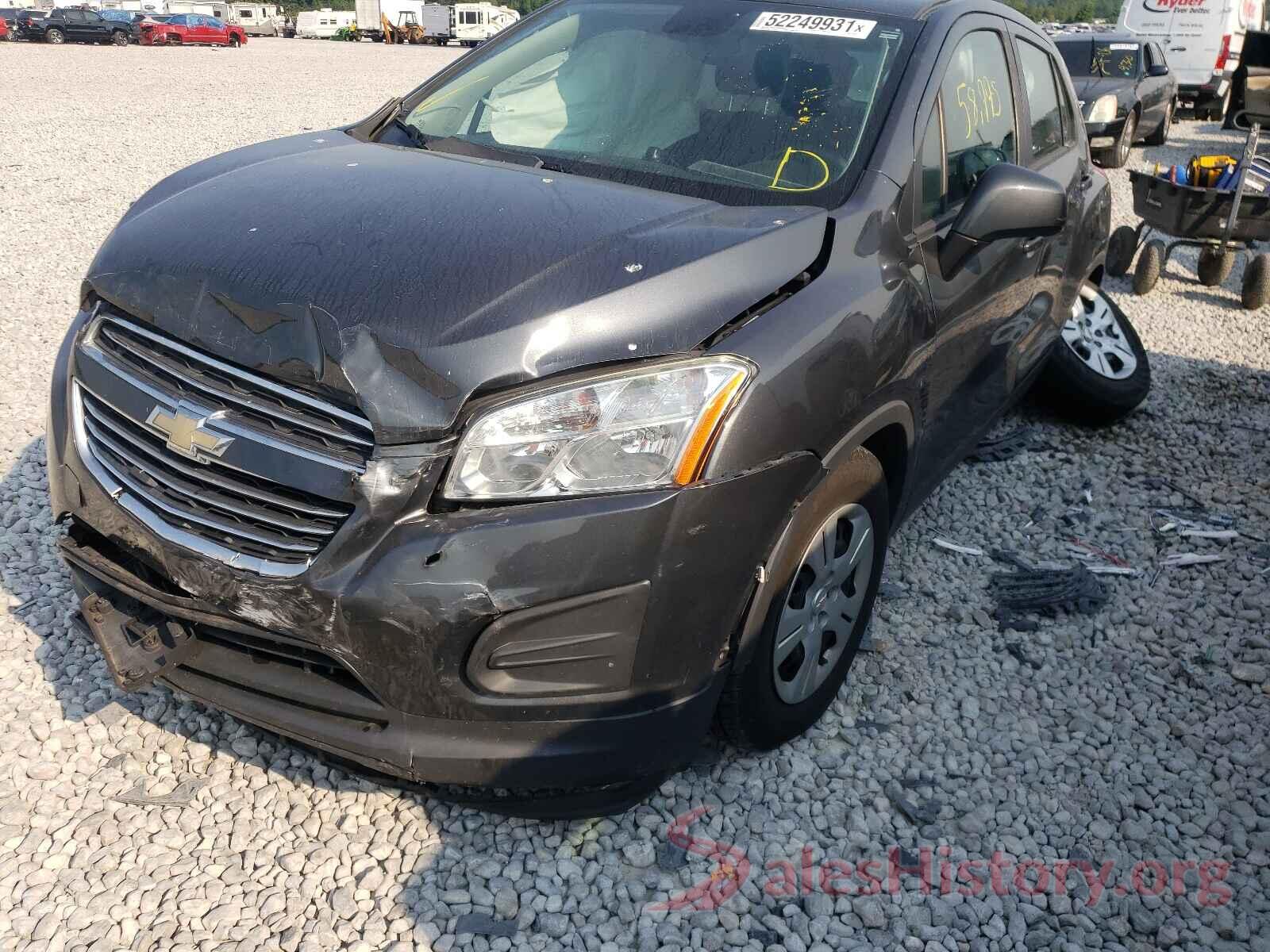 3GNCJKSBXGL263993 2016 CHEVROLET TRAX