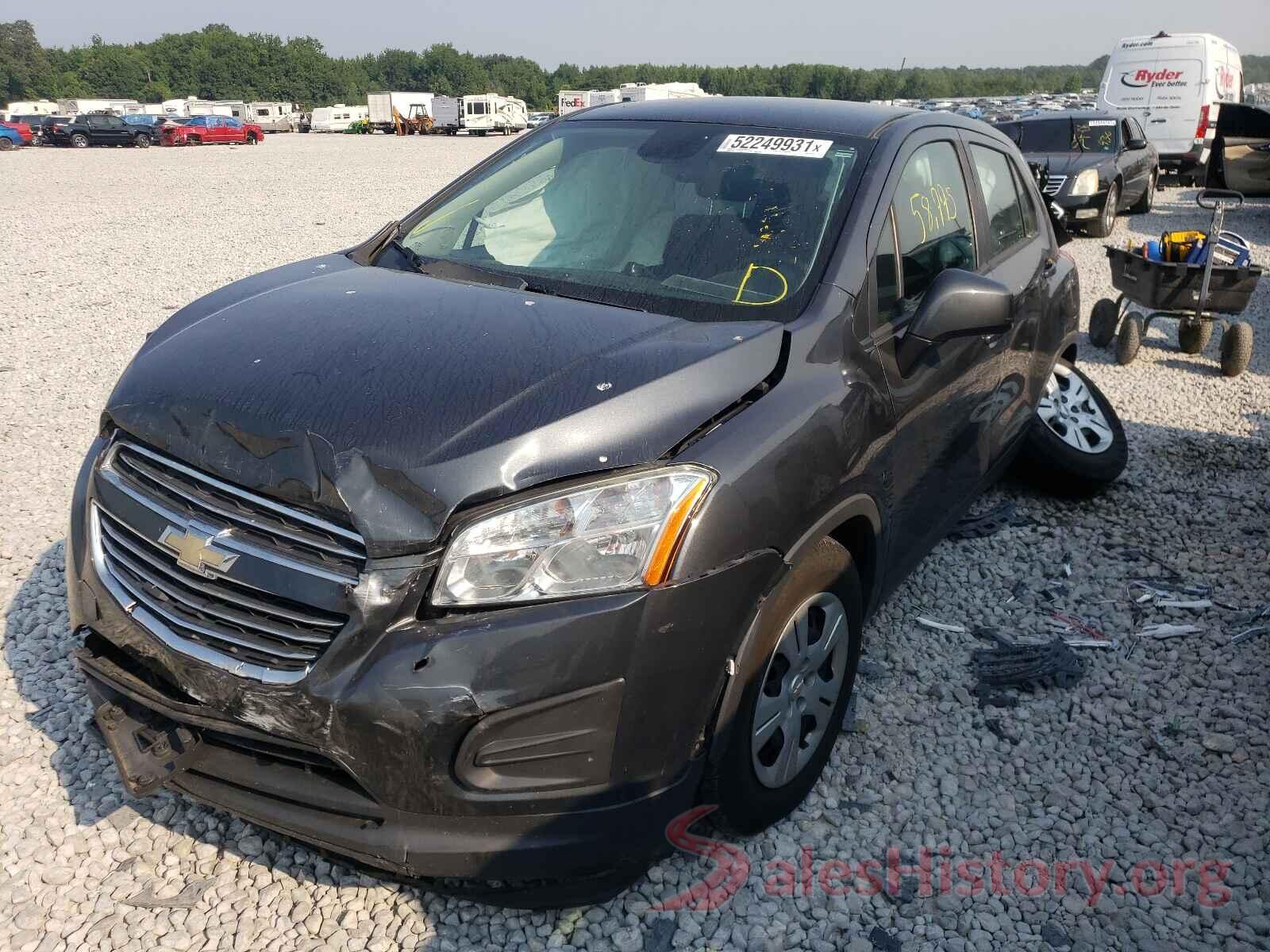 3GNCJKSBXGL263993 2016 CHEVROLET TRAX