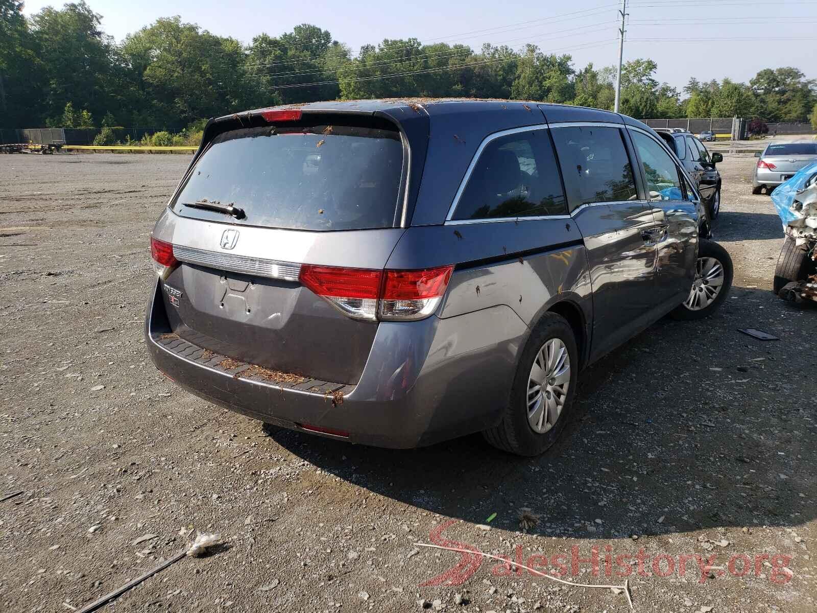 5FNRL5H2XGB161338 2016 HONDA ODYSSEY