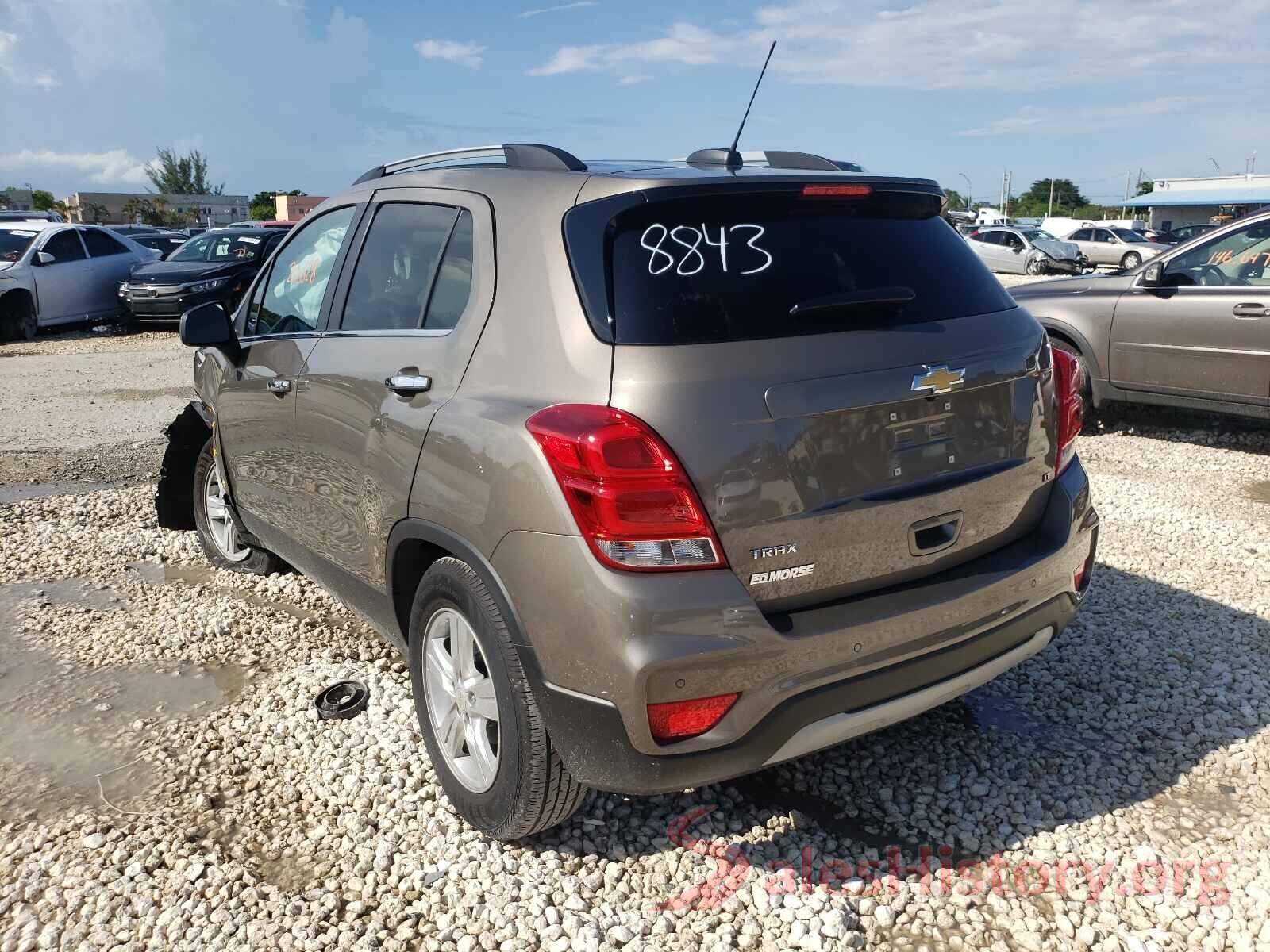 KL7CJLSB1LB348843 2020 CHEVROLET TRAX