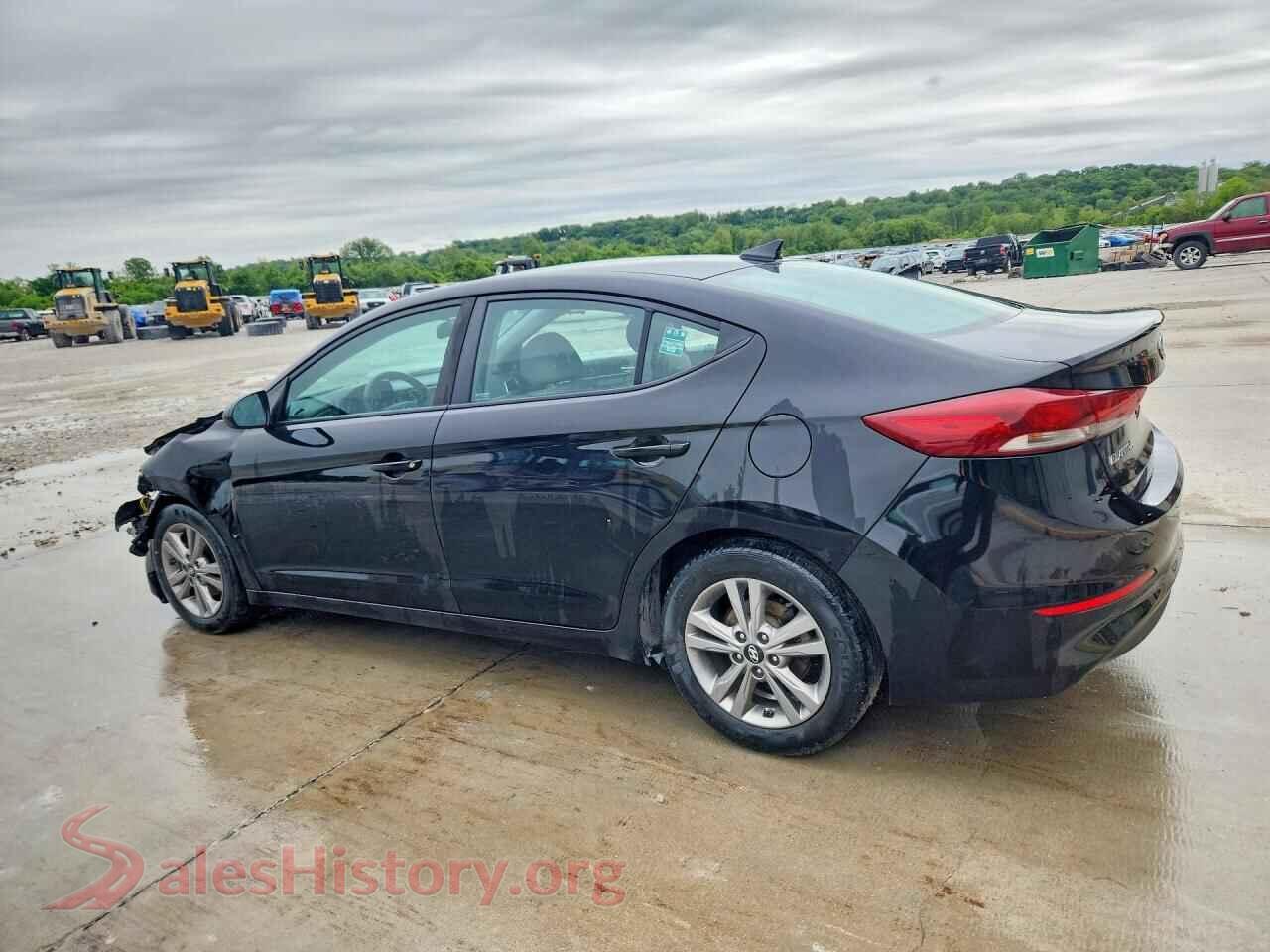 2018 HYUNDAI ELANTRA VIN KMHD84LF9JU455582, front view