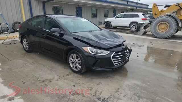 2018 HYUNDAI ELANTRA VIN KMHD84LF9JU455582, trunk area