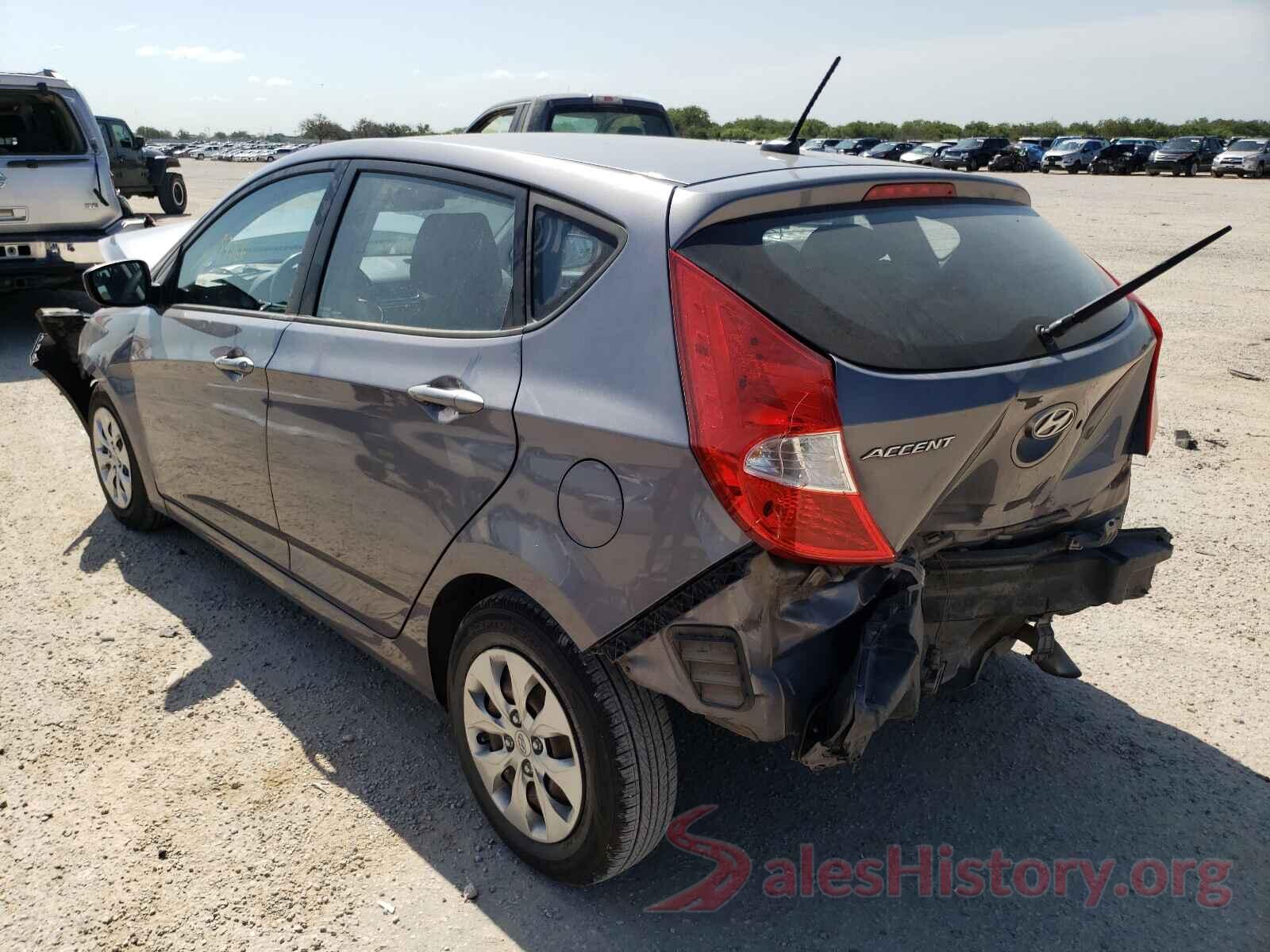 KMHCT5AEXGU244099 2016 HYUNDAI ACCENT