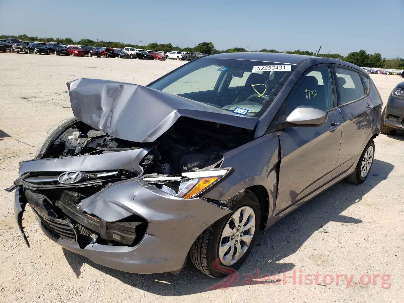 KMHCT5AEXGU244099 2016 HYUNDAI ACCENT