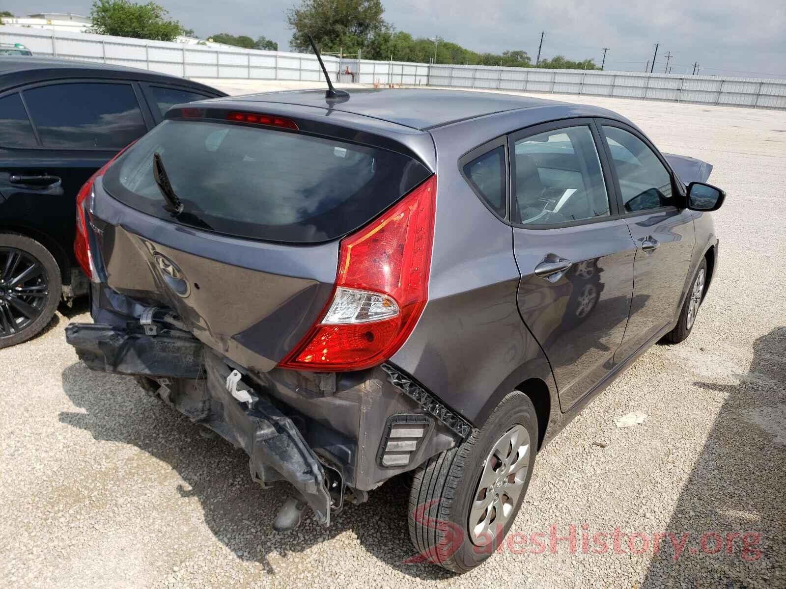 KMHCT5AEXGU244099 2016 HYUNDAI ACCENT