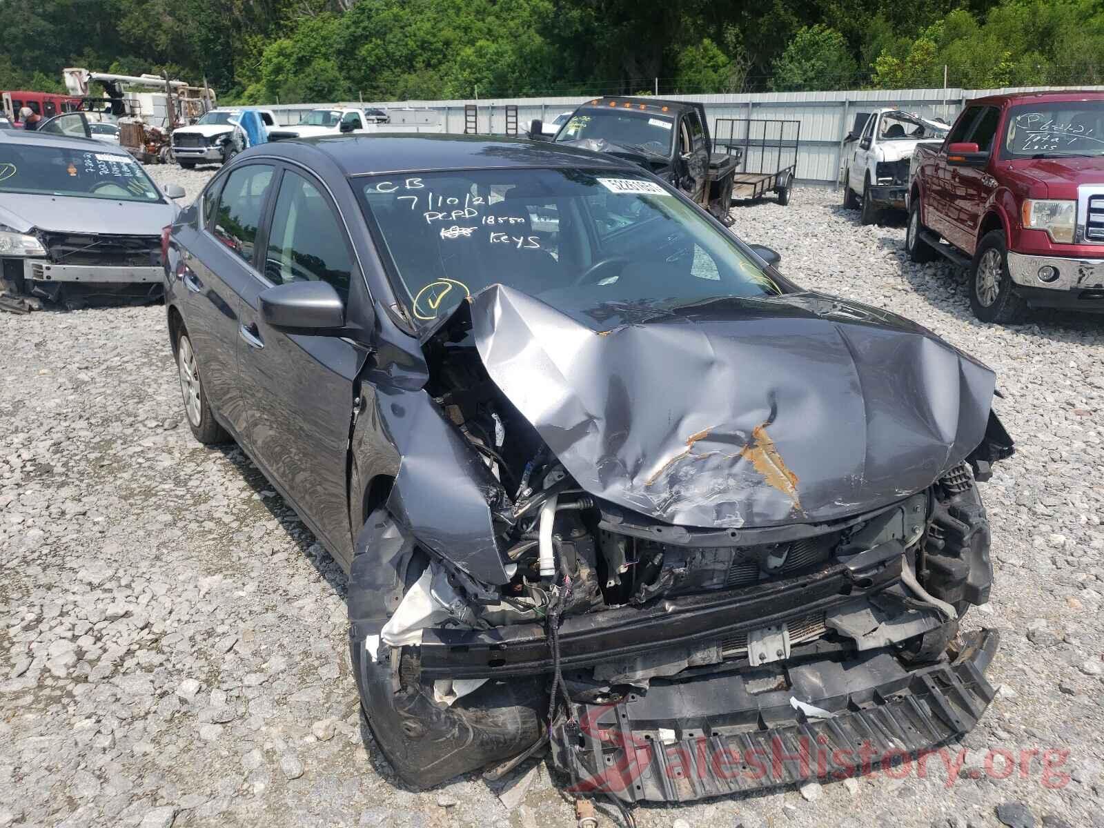 3N1AB7AP7HL642770 2017 NISSAN SENTRA