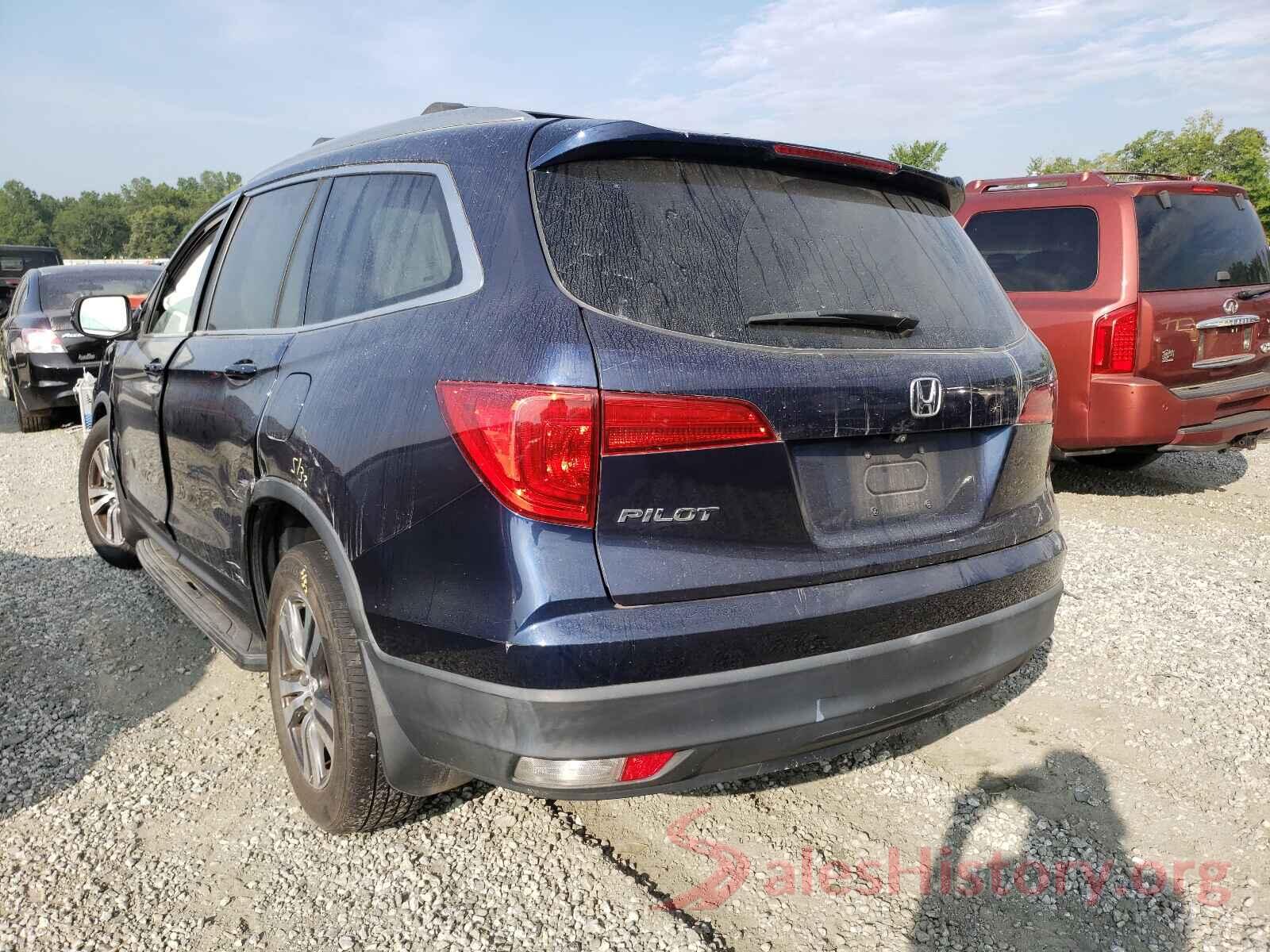 5FNYF5H78GB012957 2016 HONDA PILOT