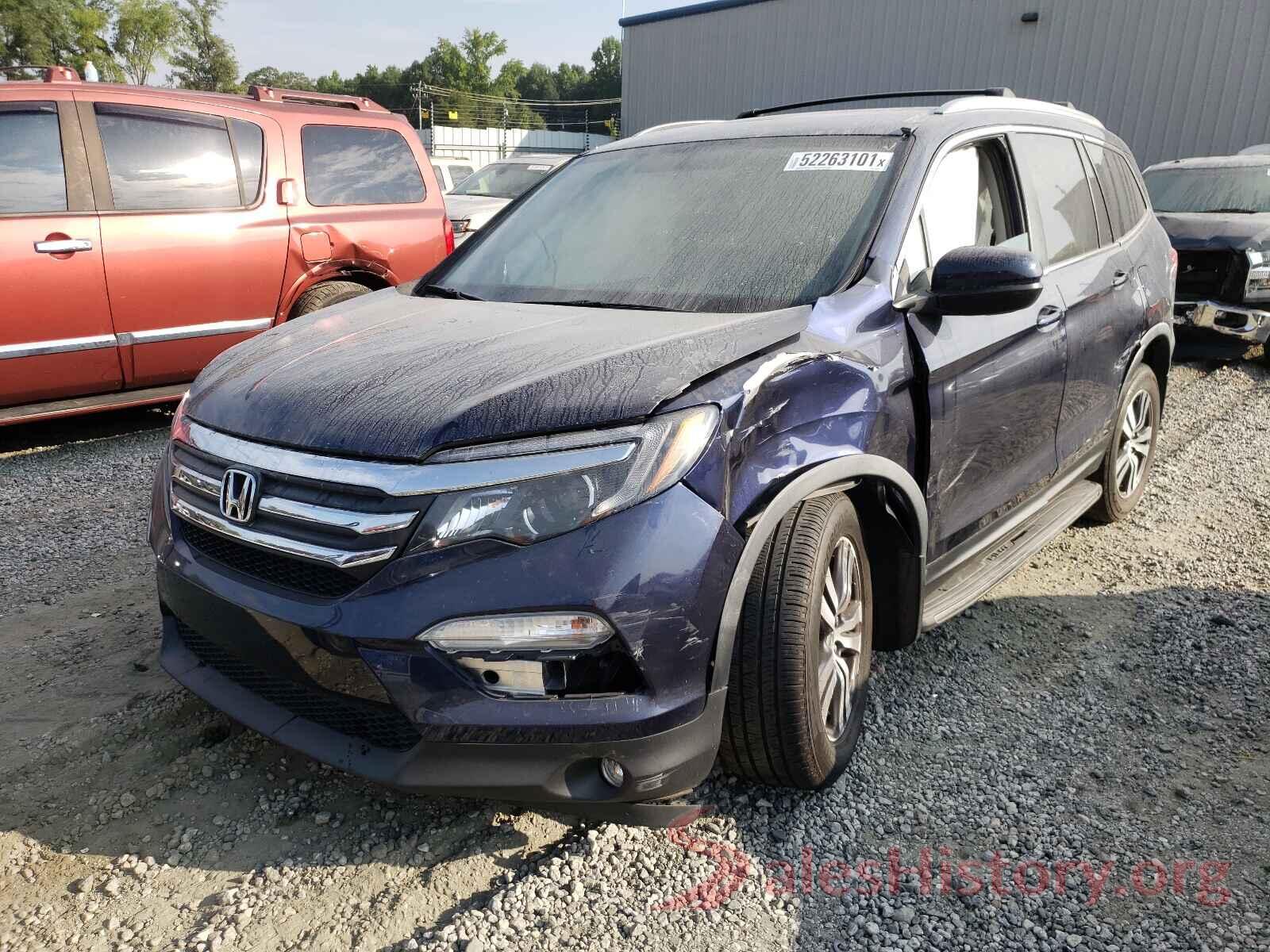 5FNYF5H78GB012957 2016 HONDA PILOT