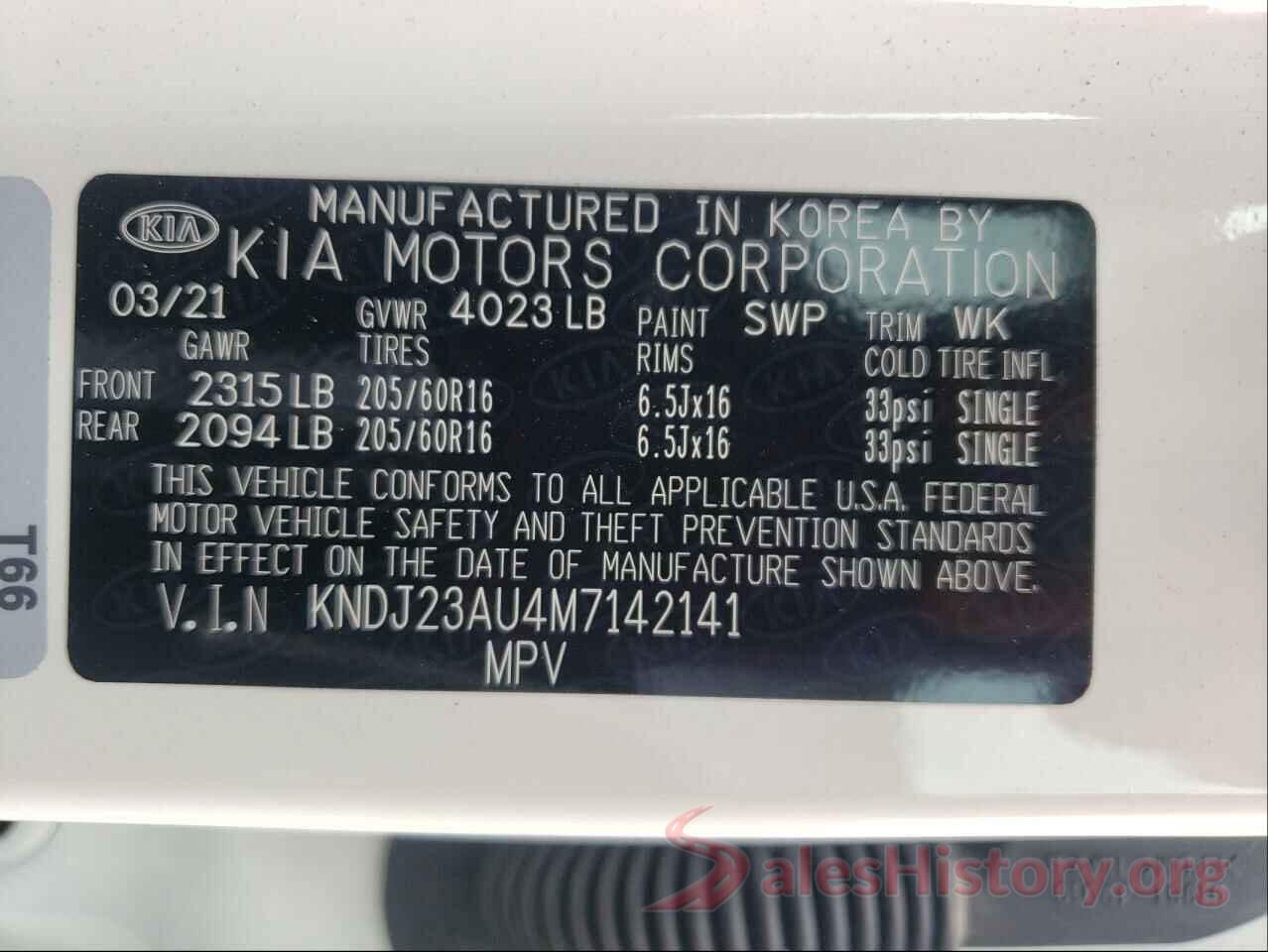 KNDJ23AU4M7142141 2021 KIA SOUL