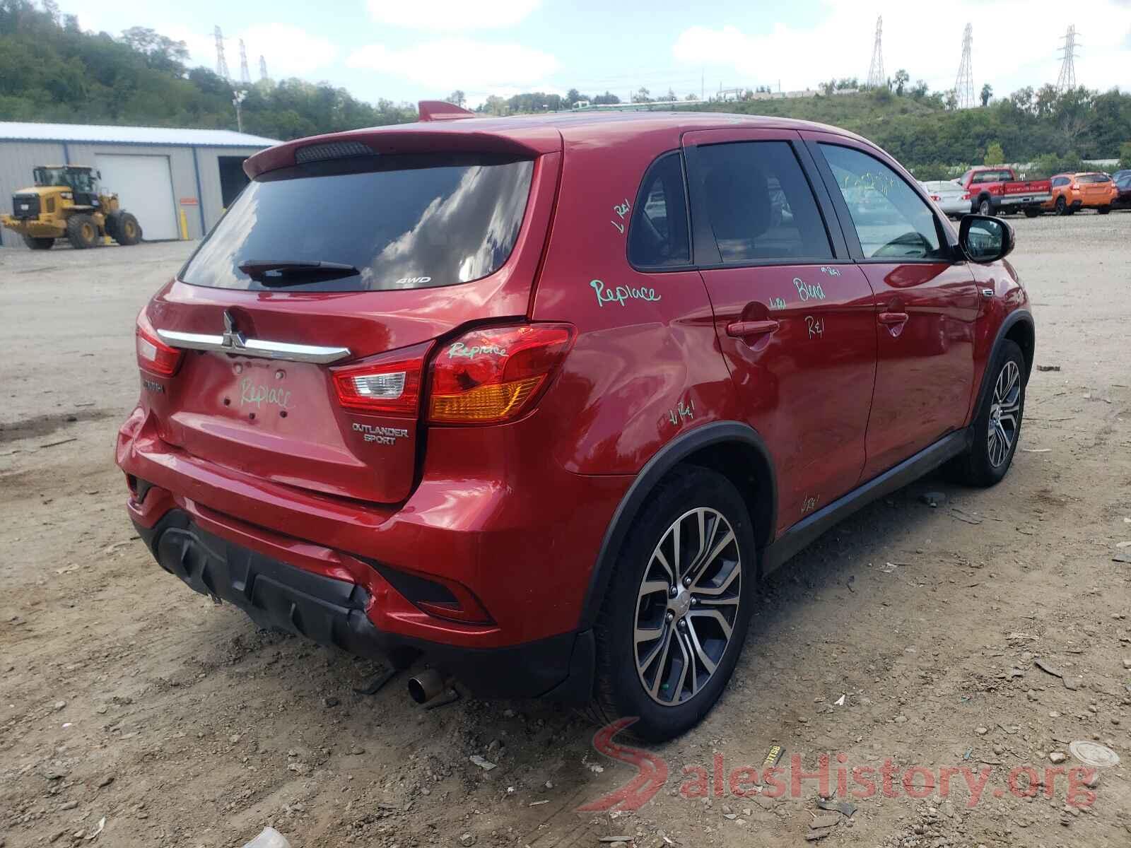 JA4AR3AU1KU035178 2019 MITSUBISHI OUTLANDER