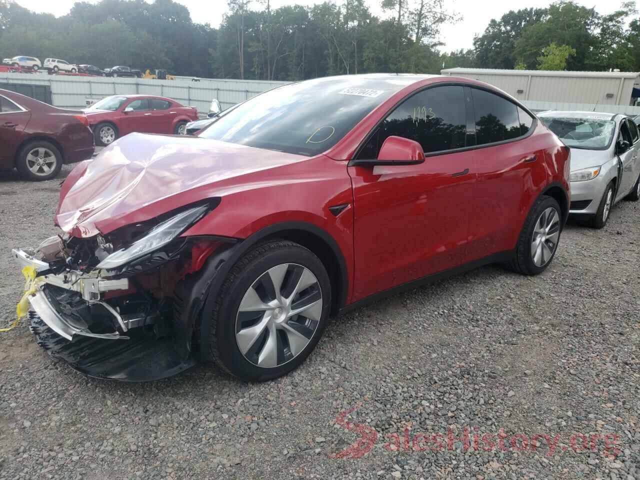 7SAYGDEE8NF436178 2022 TESLA MODEL Y