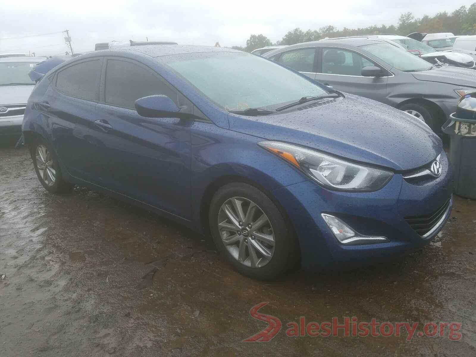 5NPDH4AEXGH654349 2016 HYUNDAI ELANTRA