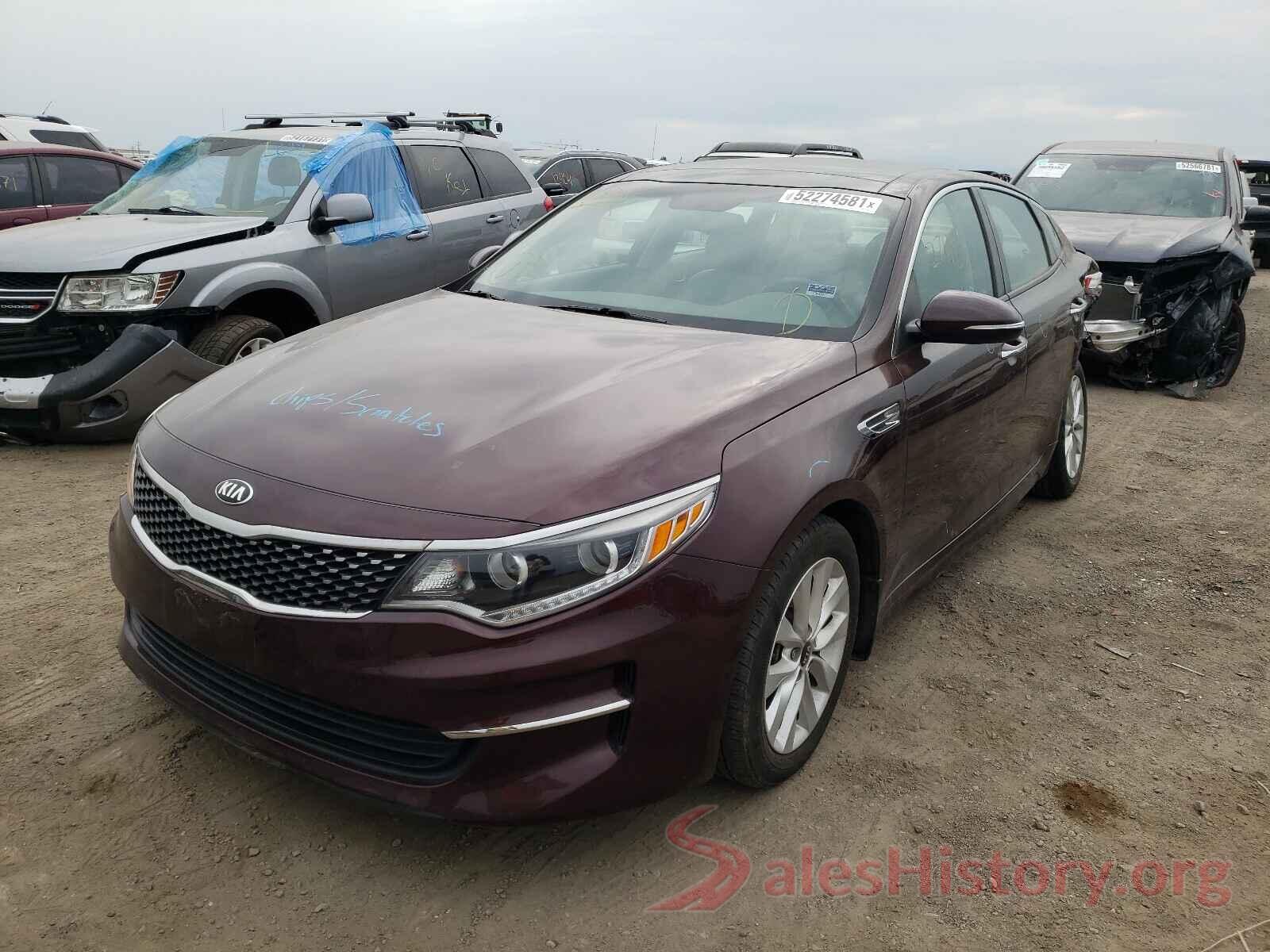 5XXGU4L37GG091356 2016 KIA OPTIMA