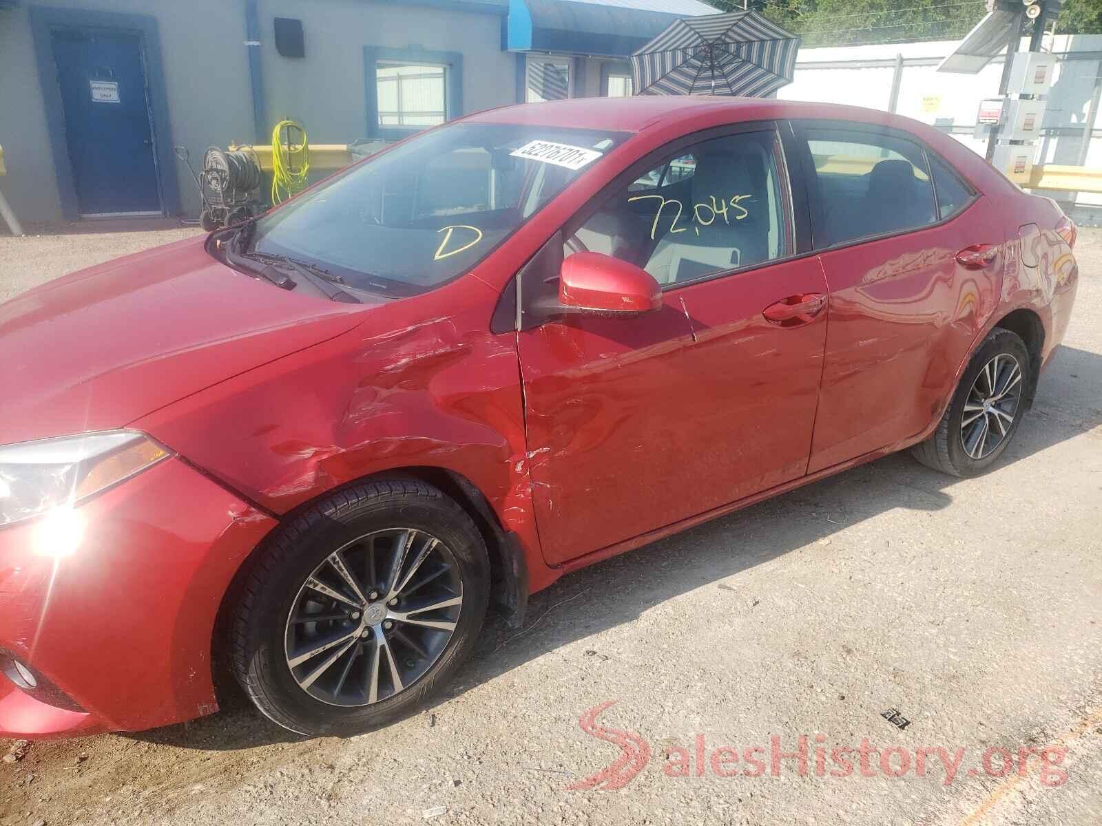 5YFBURHE5GP486340 2016 TOYOTA COROLLA