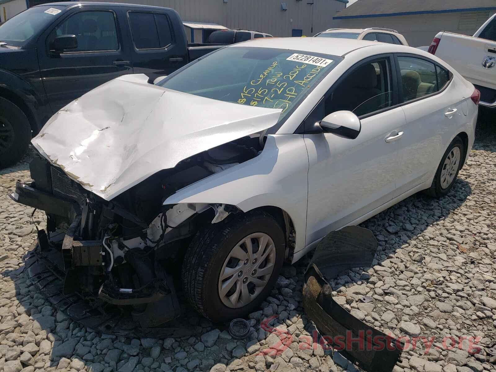 5NPD74LF2HH167494 2017 HYUNDAI ELANTRA