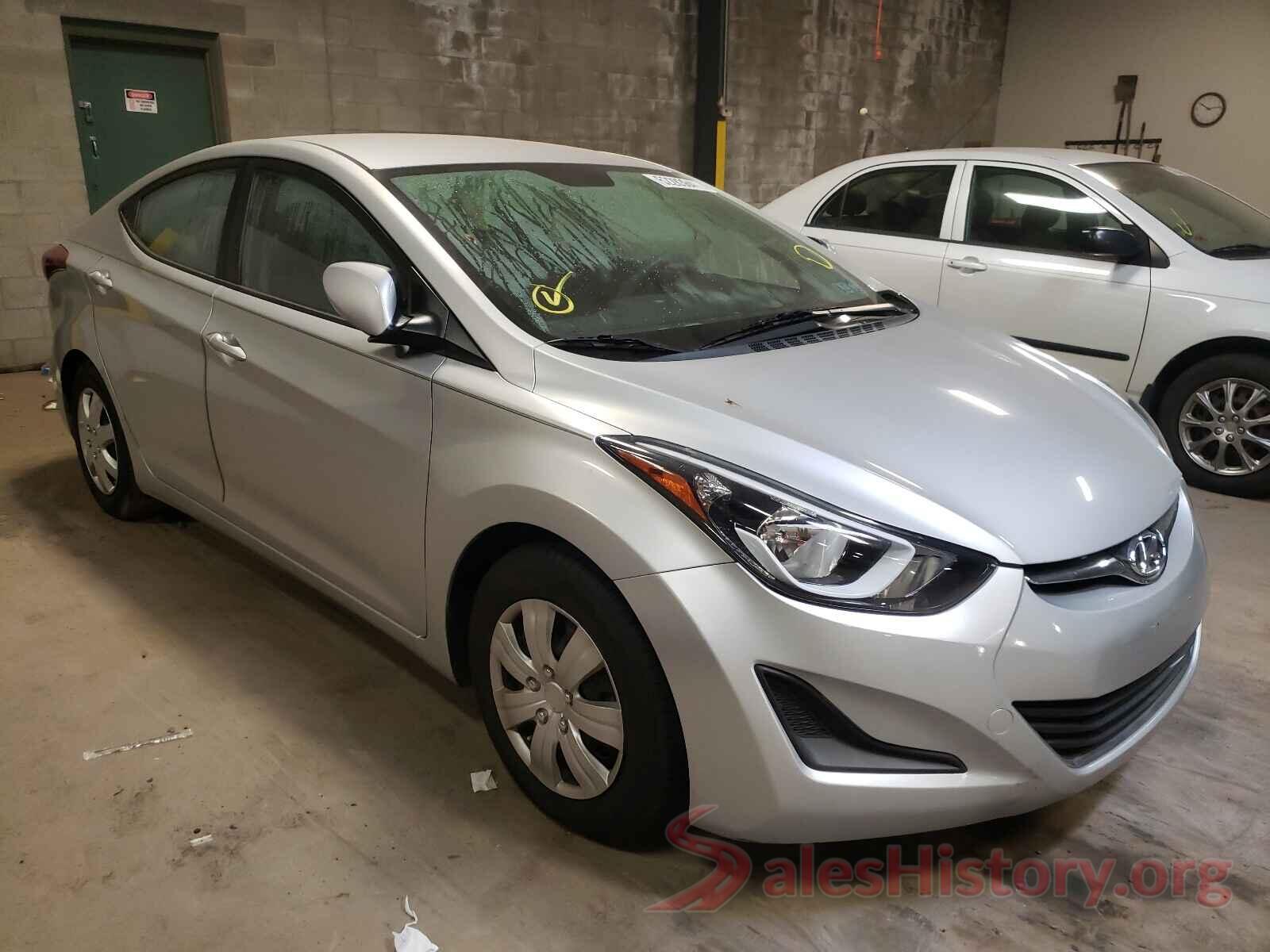 KMHDH4AE3GU581911 2016 HYUNDAI ELANTRA