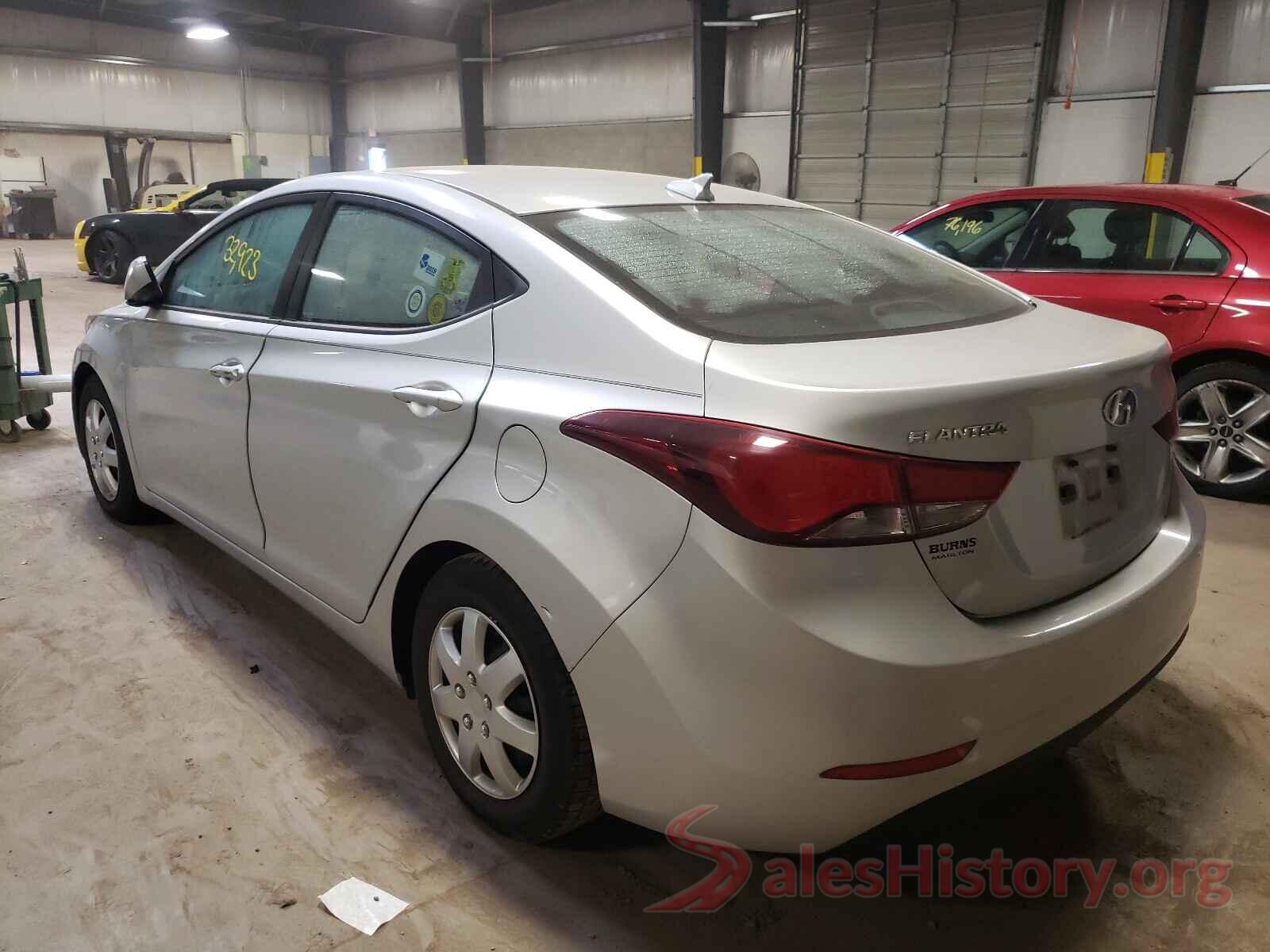 KMHDH4AE3GU581911 2016 HYUNDAI ELANTRA