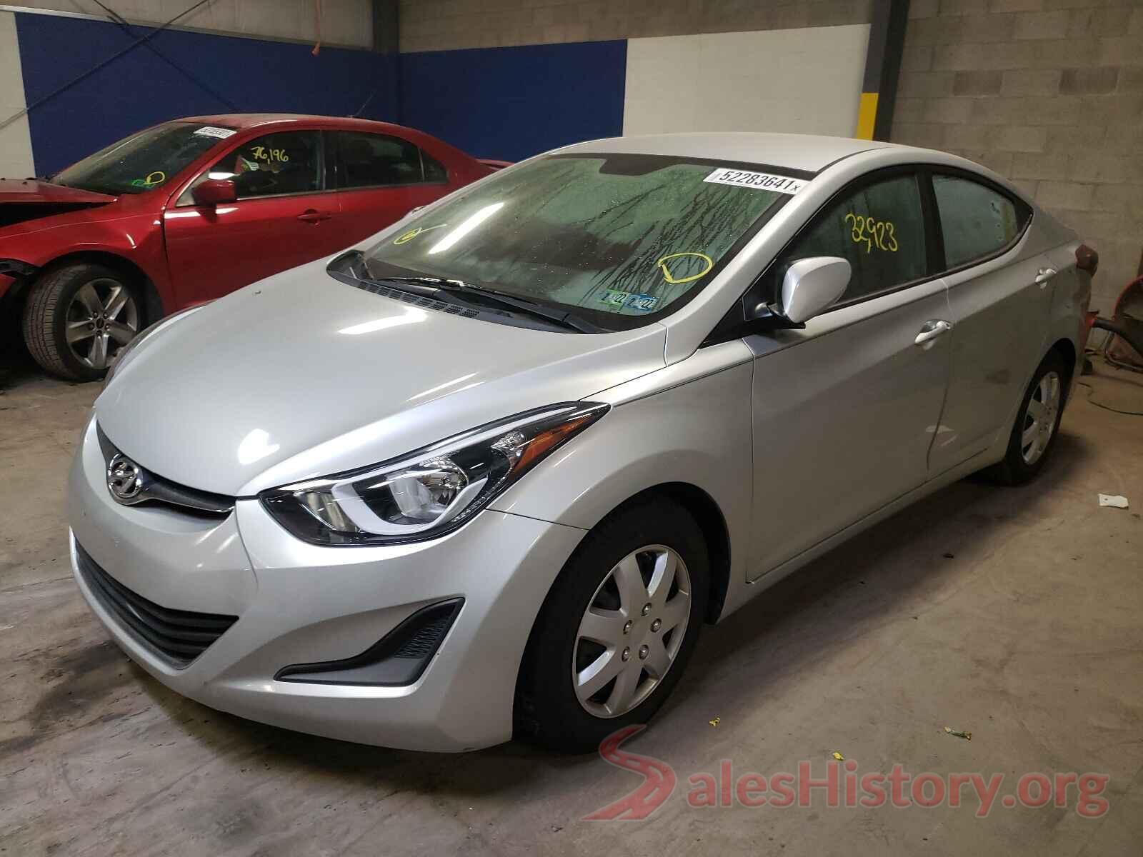 KMHDH4AE3GU581911 2016 HYUNDAI ELANTRA