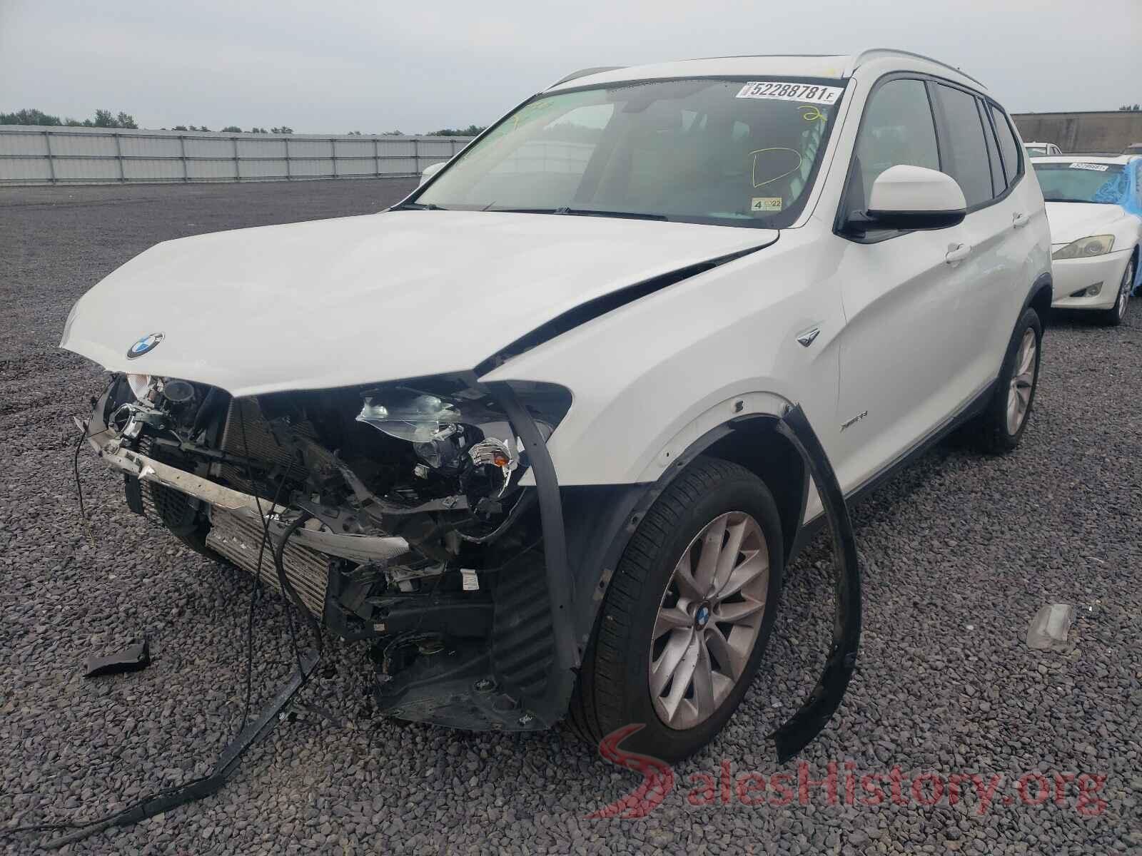 5UXWX9C53G0D87267 2016 BMW X3