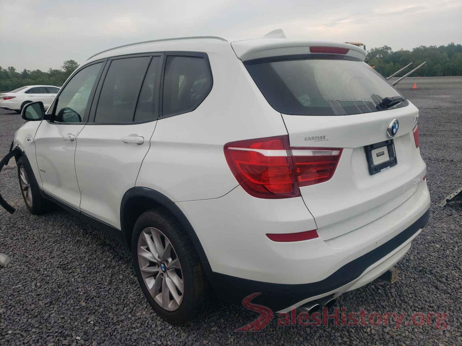 5UXWX9C53G0D87267 2016 BMW X3