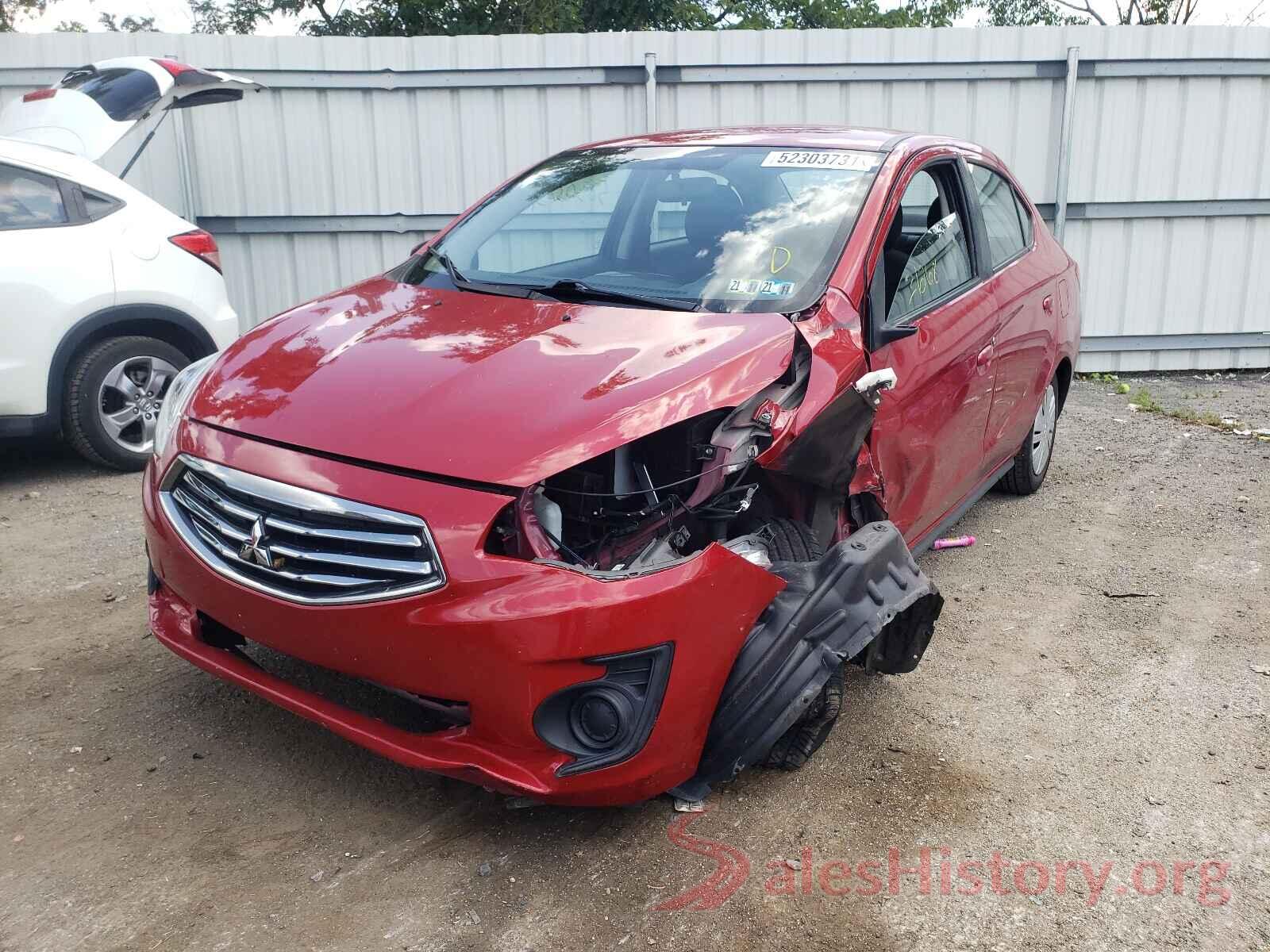 ML32F3FJ5KHF11982 2019 MITSUBISHI MIRAGE