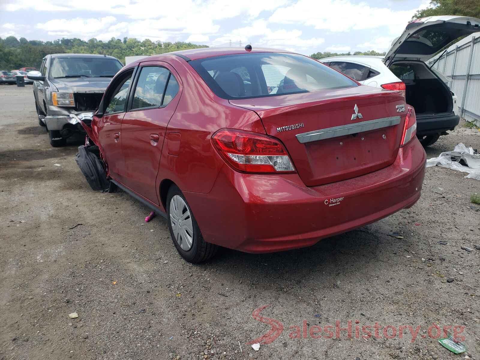 ML32F3FJ5KHF11982 2019 MITSUBISHI MIRAGE