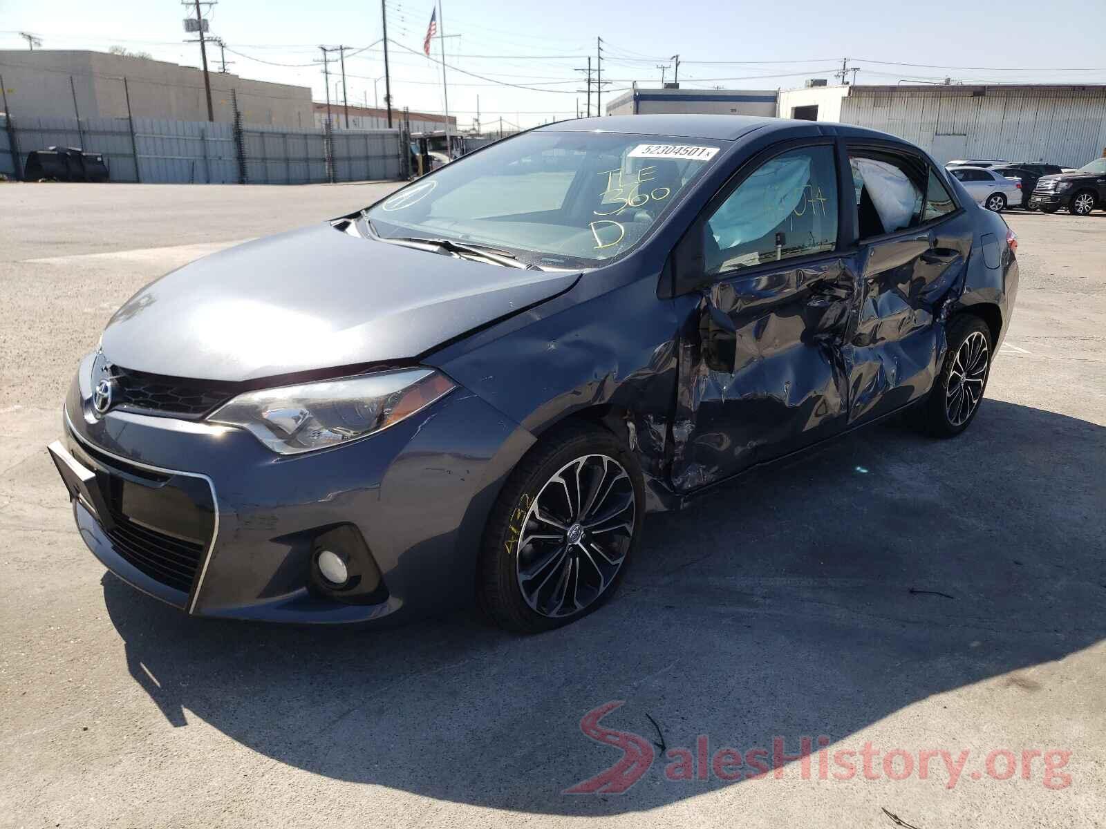 5YFBURHE7GP567999 2016 TOYOTA COROLLA