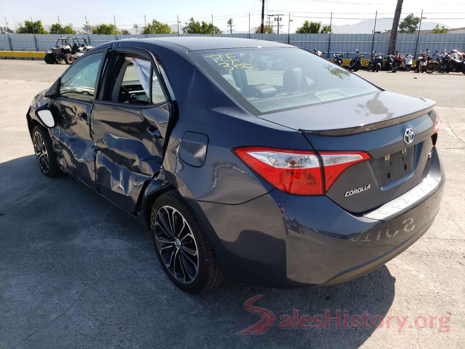 5YFBURHE7GP567999 2016 TOYOTA COROLLA